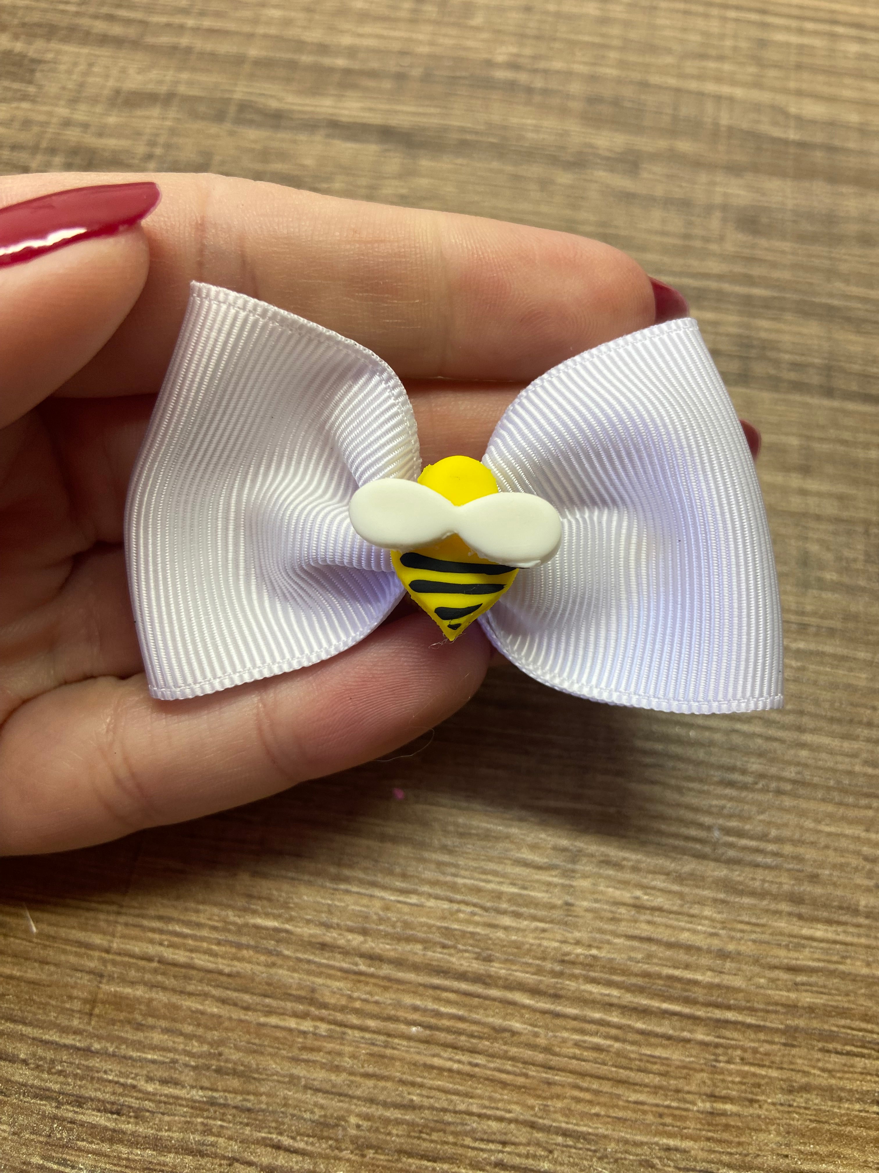 Laços de cabelo pequeno Abelhinha p