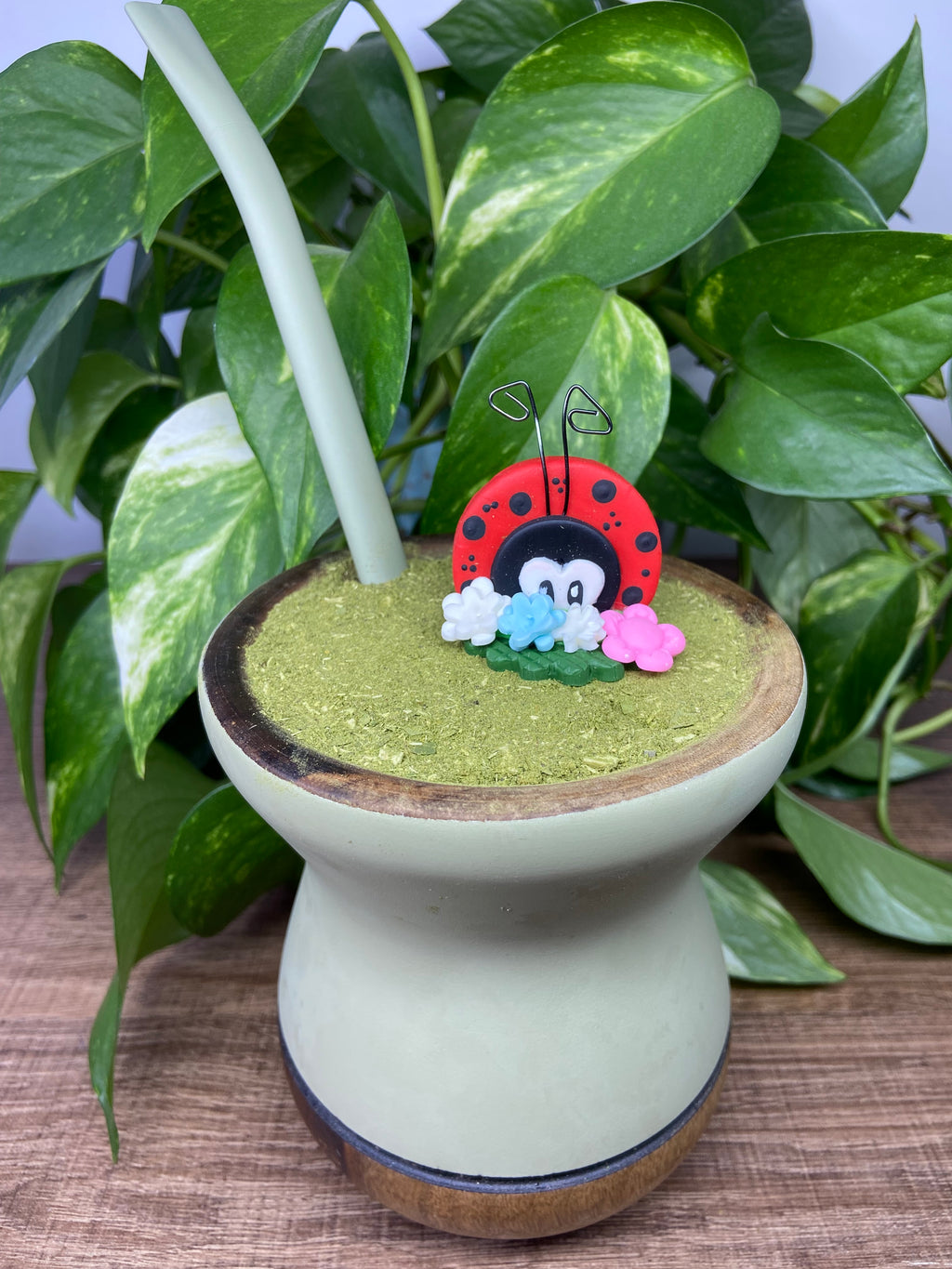 Maria Joana Grande | enfeite de chimarrão