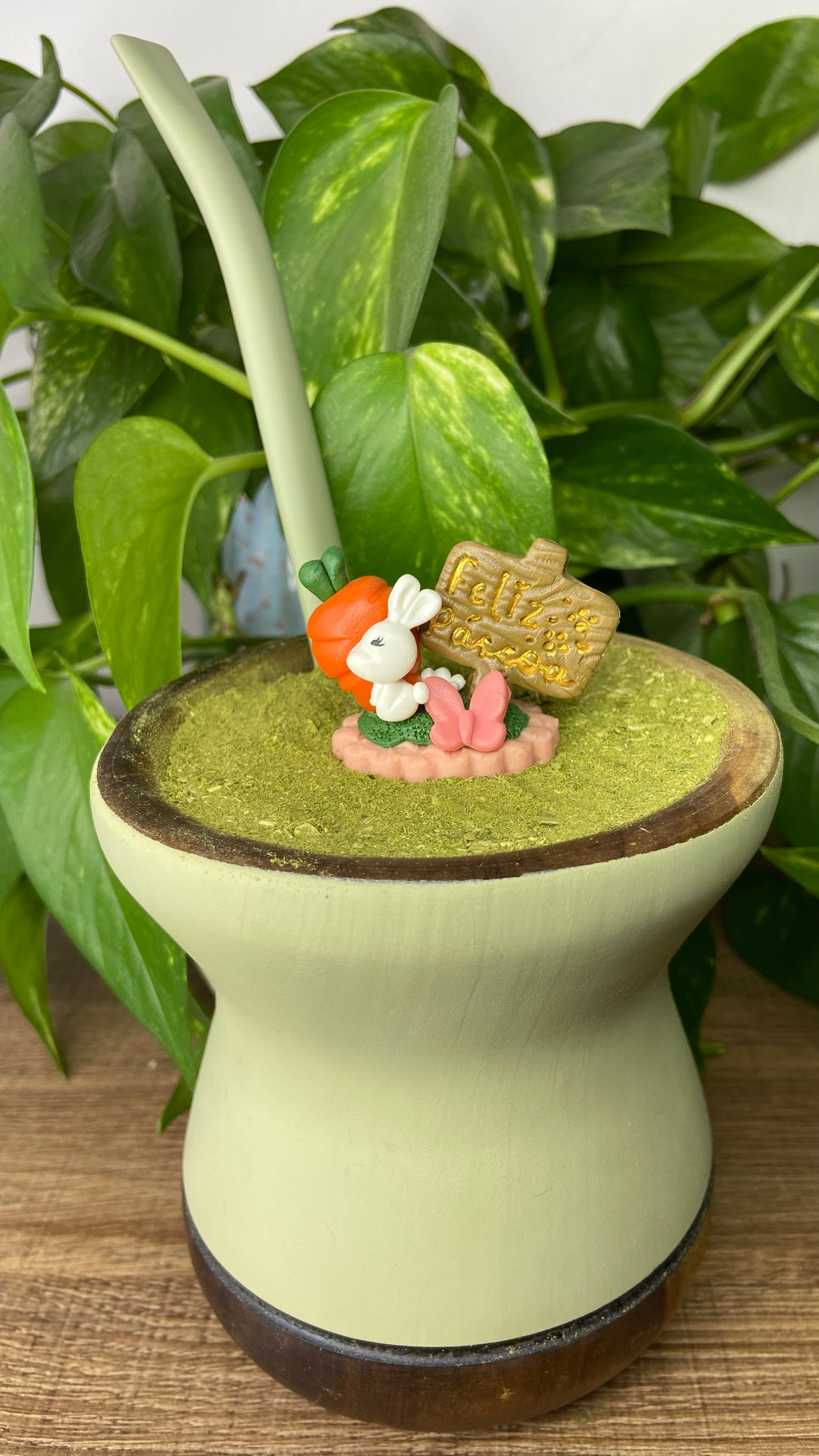 Páscoa plaquinha| enfeite de chimarrão