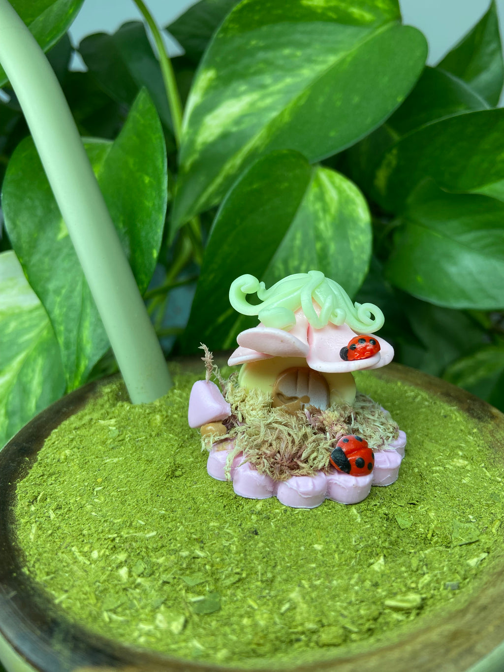 Casinha flor| enfeite de chimarrão