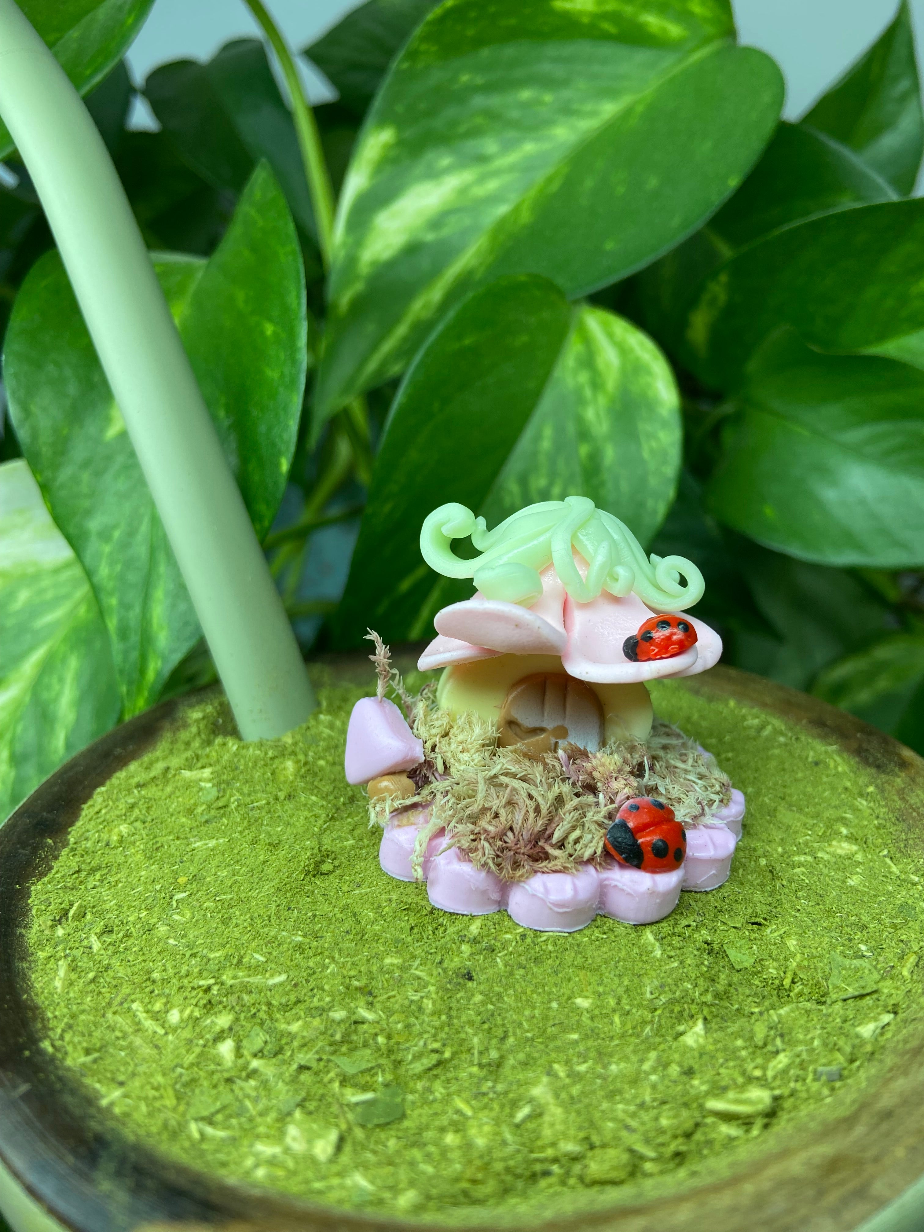 Casinha flor| enfeite de chimarrão