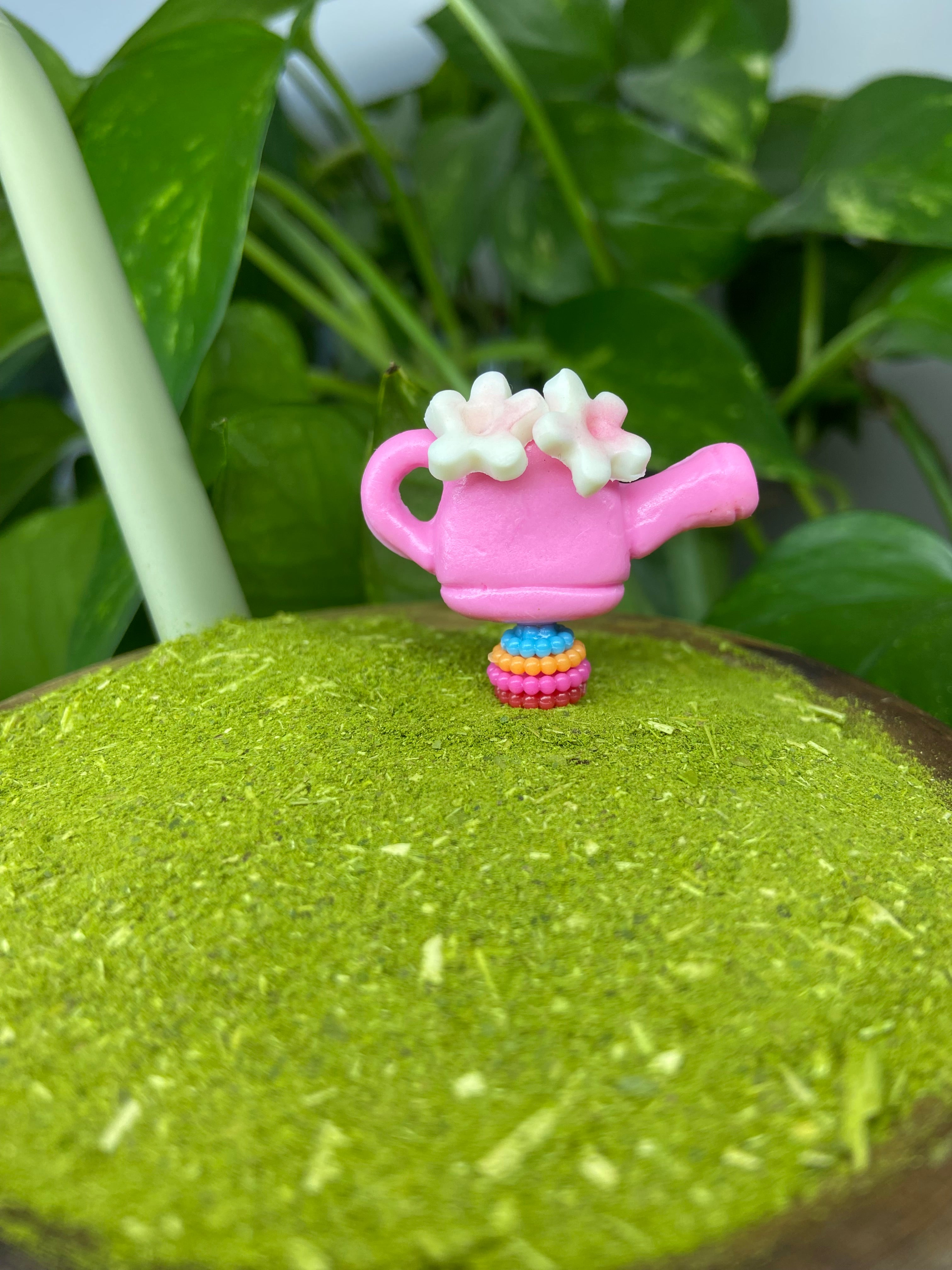 Regadorzinho com flor | enfeite de chimarrão