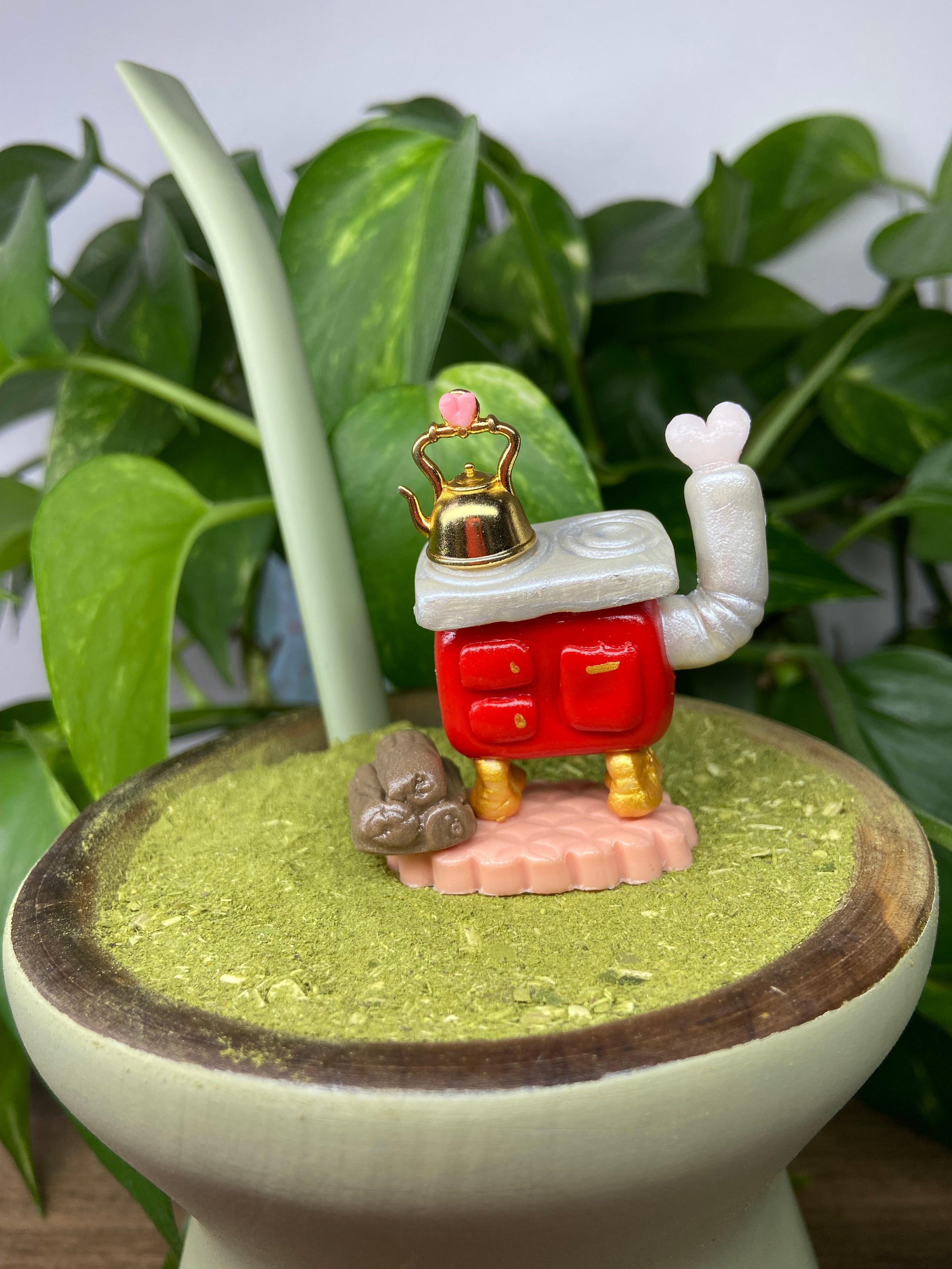 Fogão  a lenha | enfeite de chimarrão