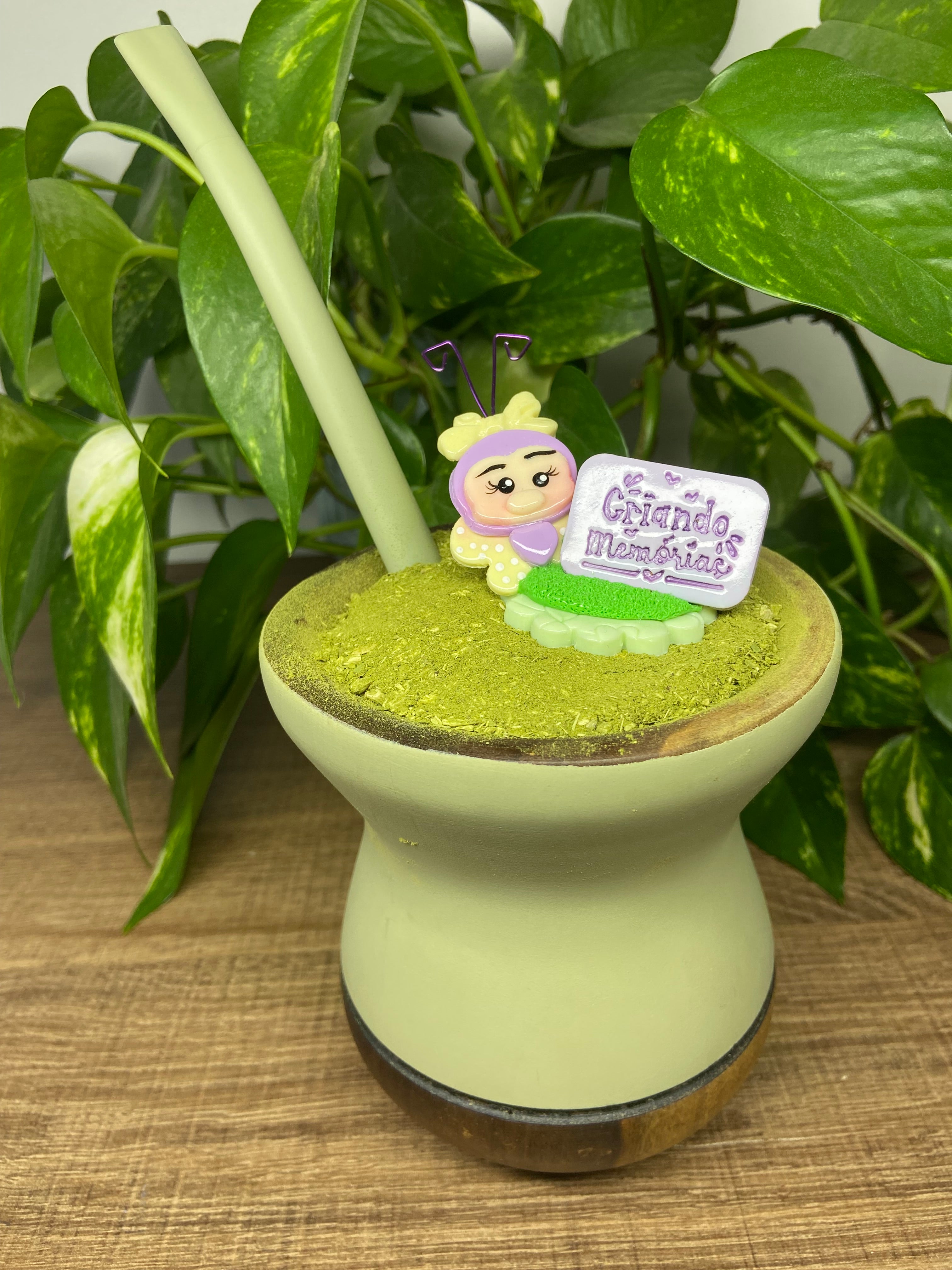 Criando memórias Borboleta | enfeite de chimarrão