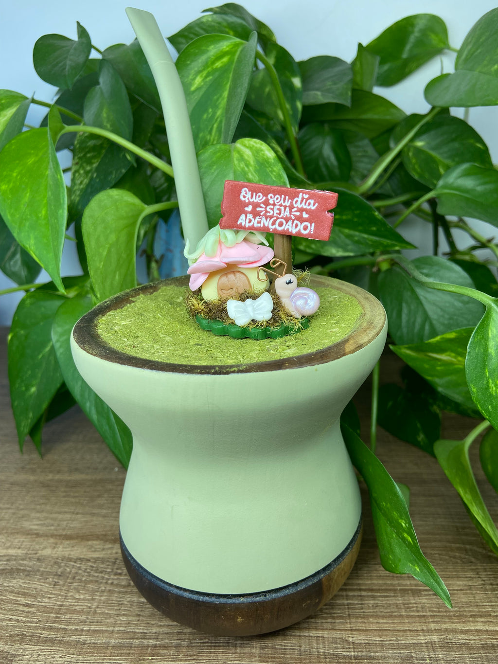 Que seu dia seja abençoado | enfeite de chimarrão