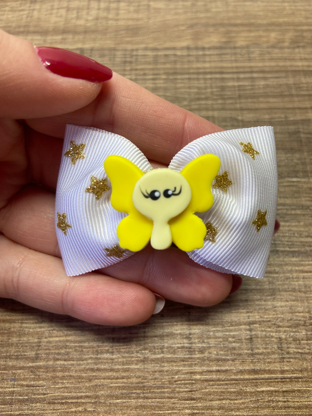 Laço de cabelo pequeno Borboleta