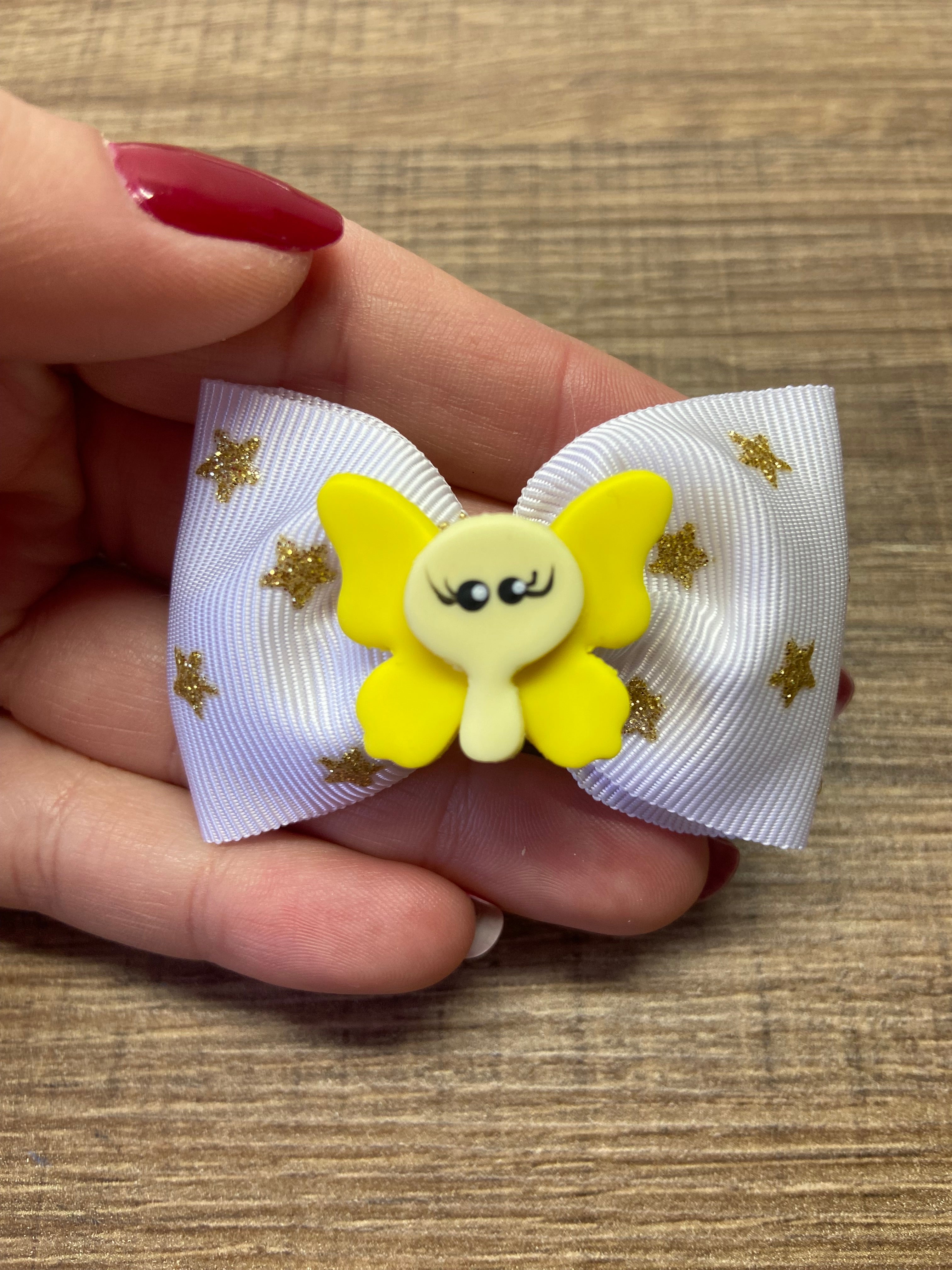 Laço de cabelo pequeno Borboleta