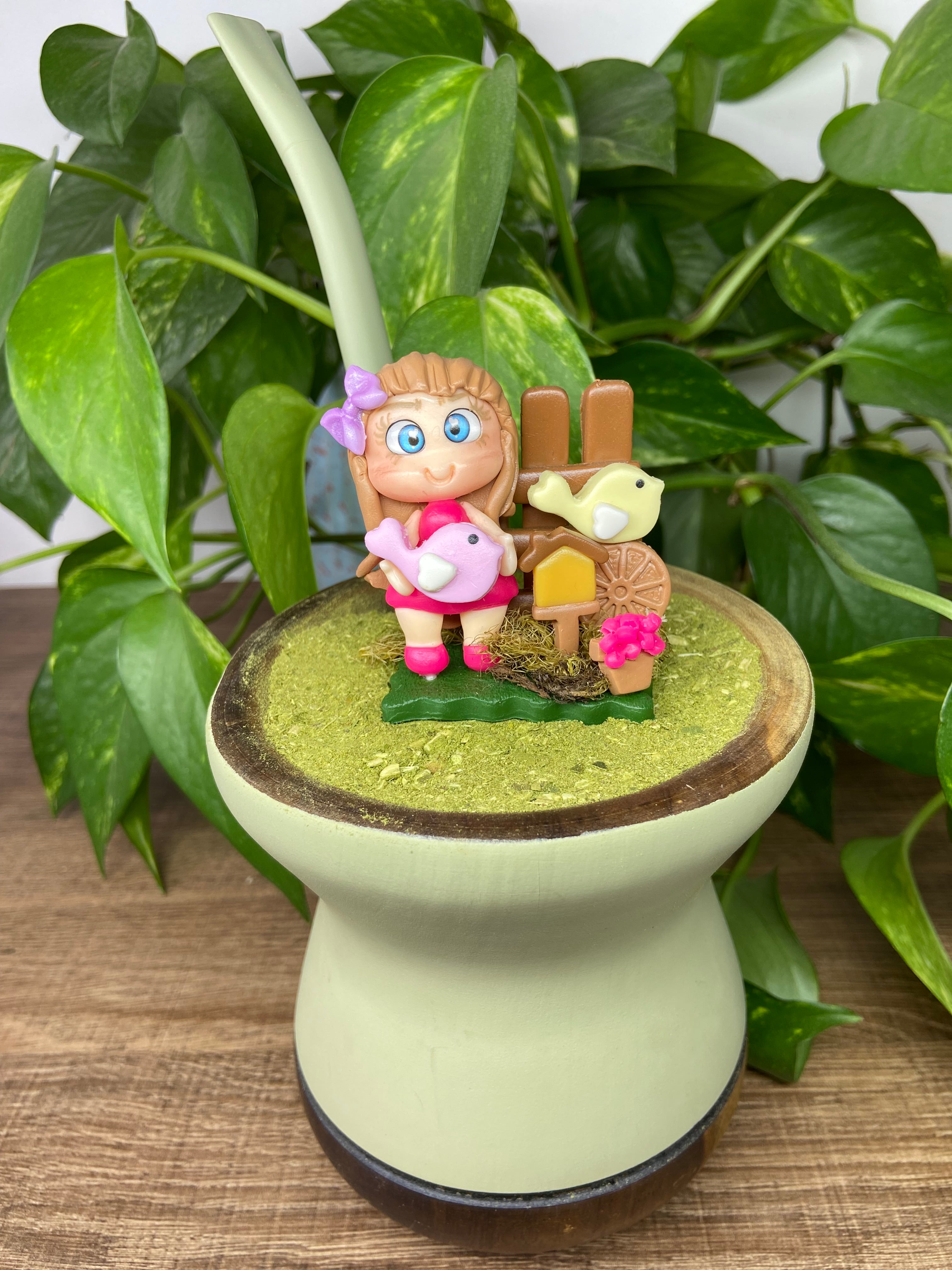 Boneca Cercadinho| enfeite de chimarrão