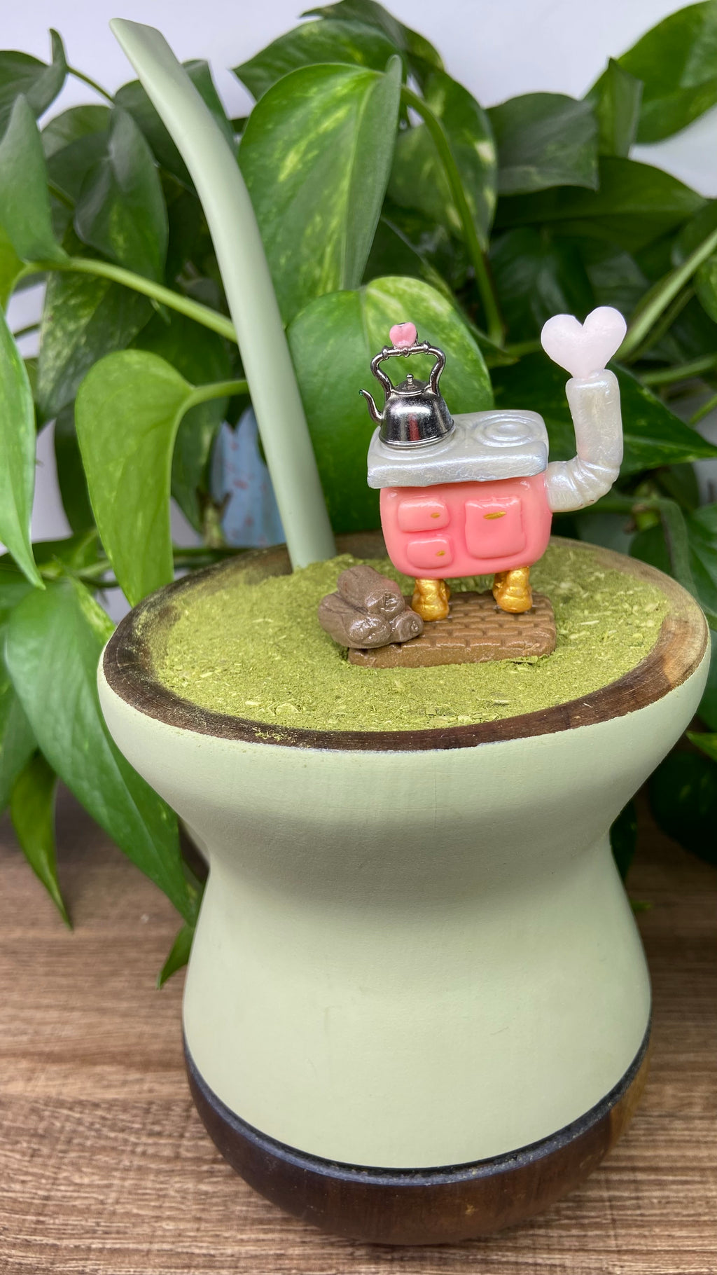 Fogão  a lenha | enfeite de chimarrão