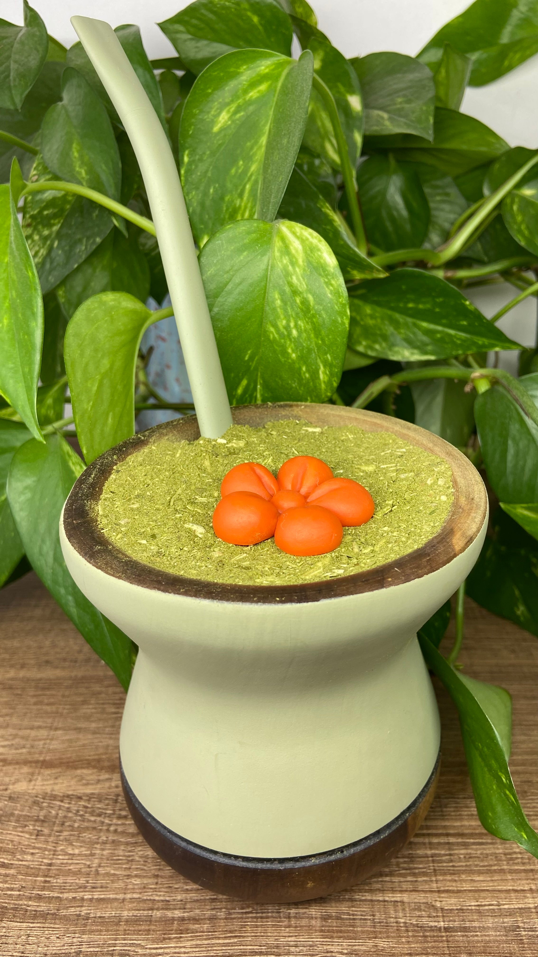 Flor Média| enfeite de chimarrão