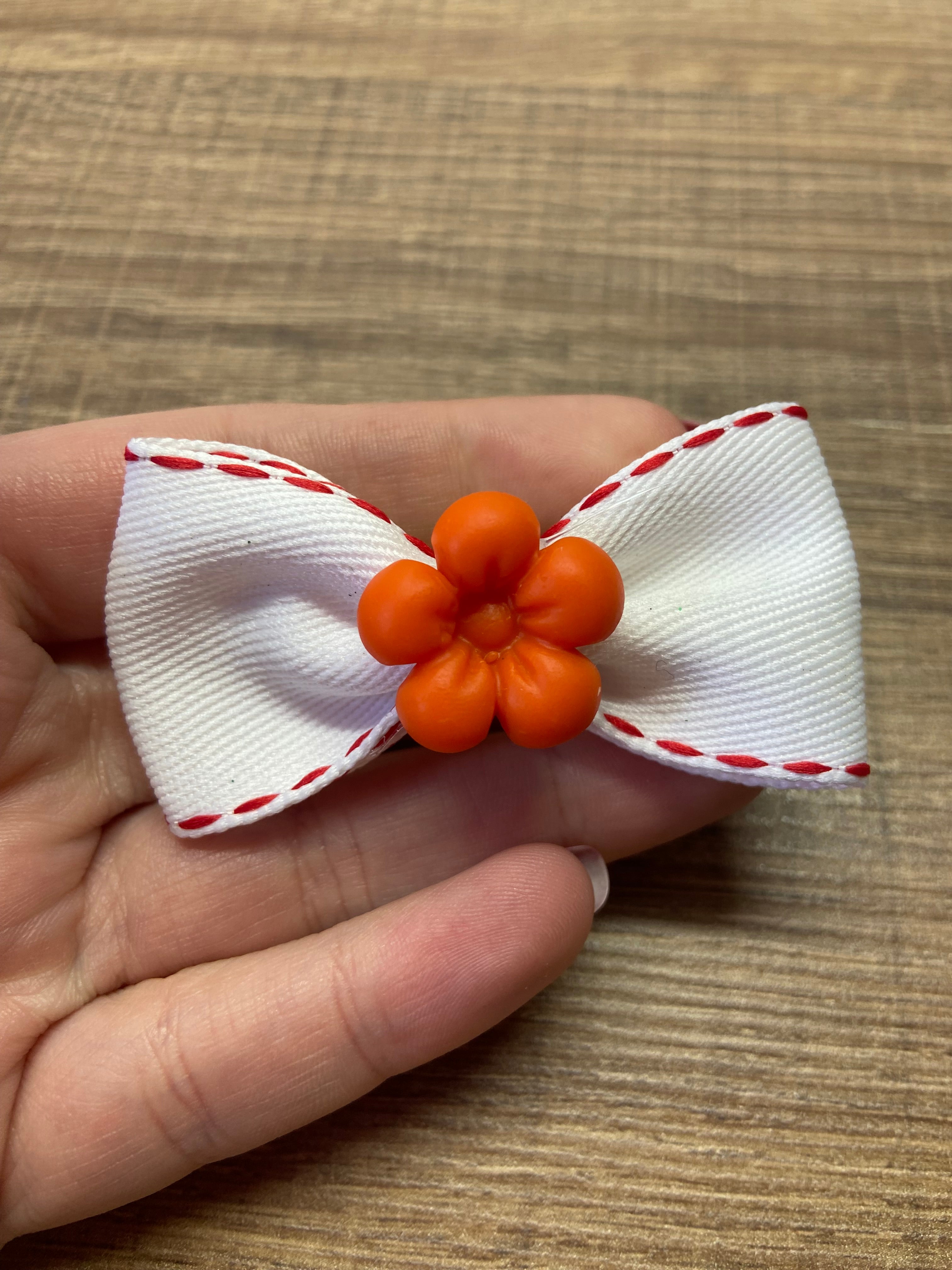 Laços pequeno de cabelo Flor