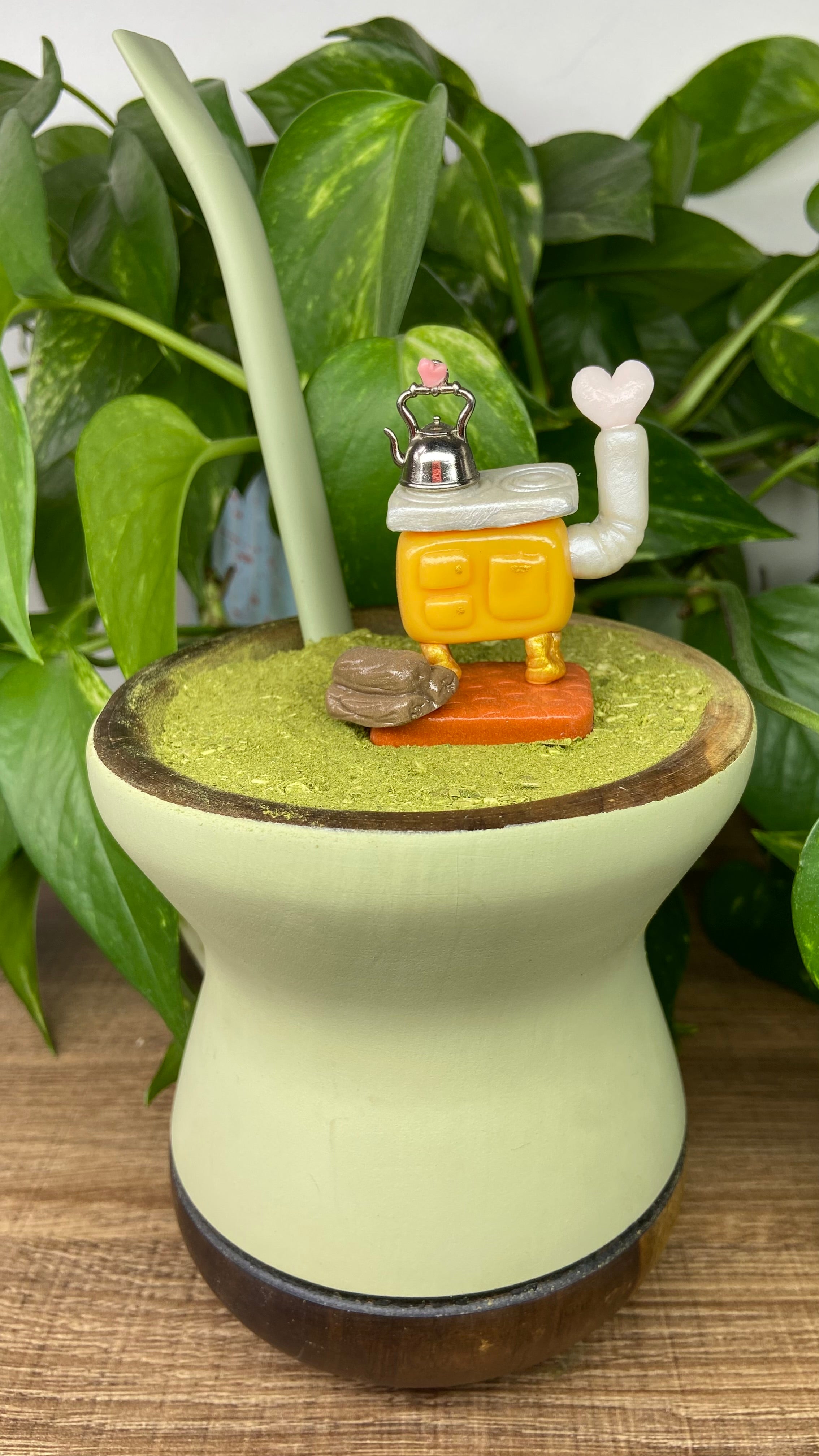 Fogão  a lenha | enfeite de chimarrão