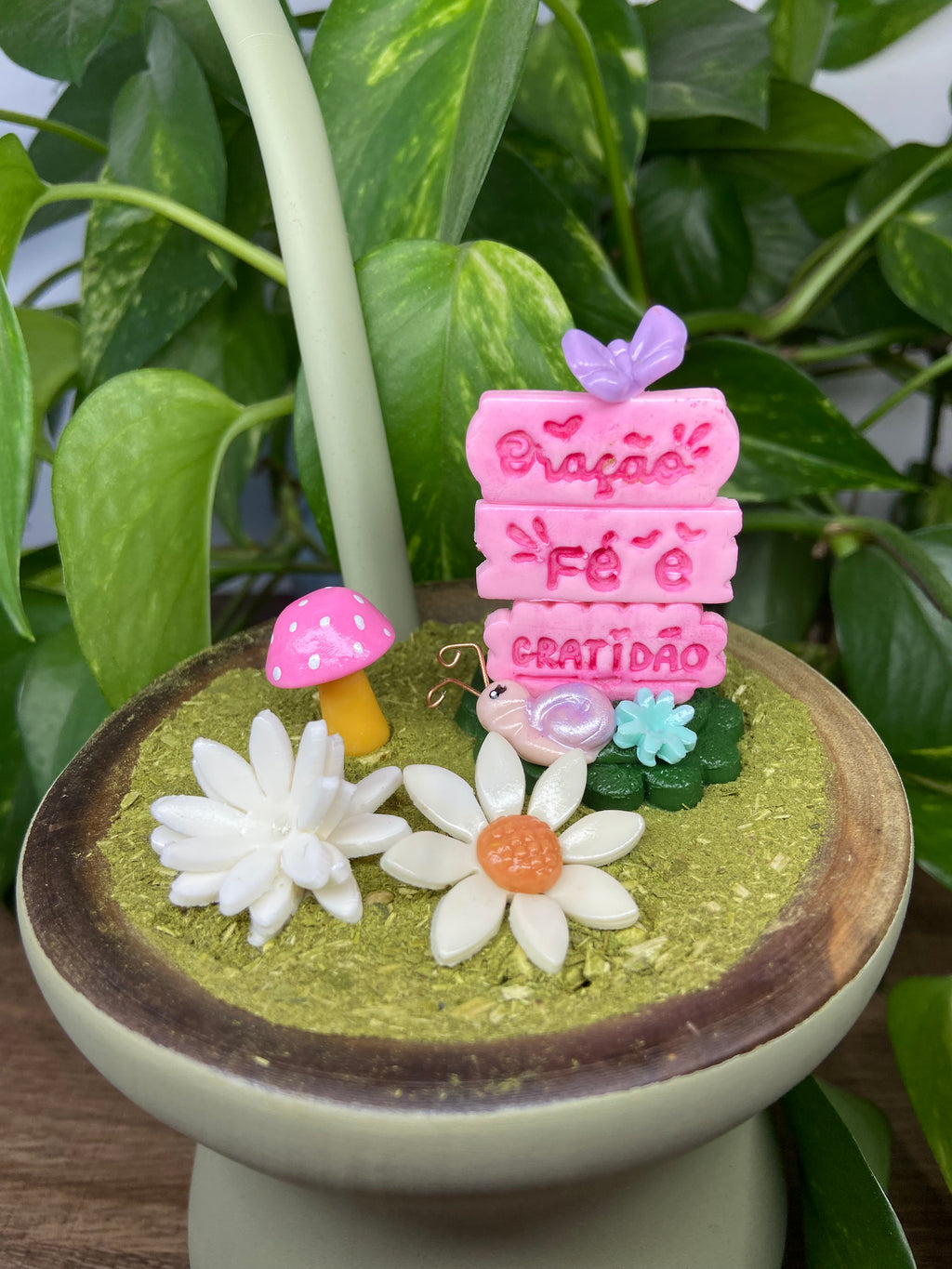 Kit Oração Fé e Gratidão | enfeite de chimarrão