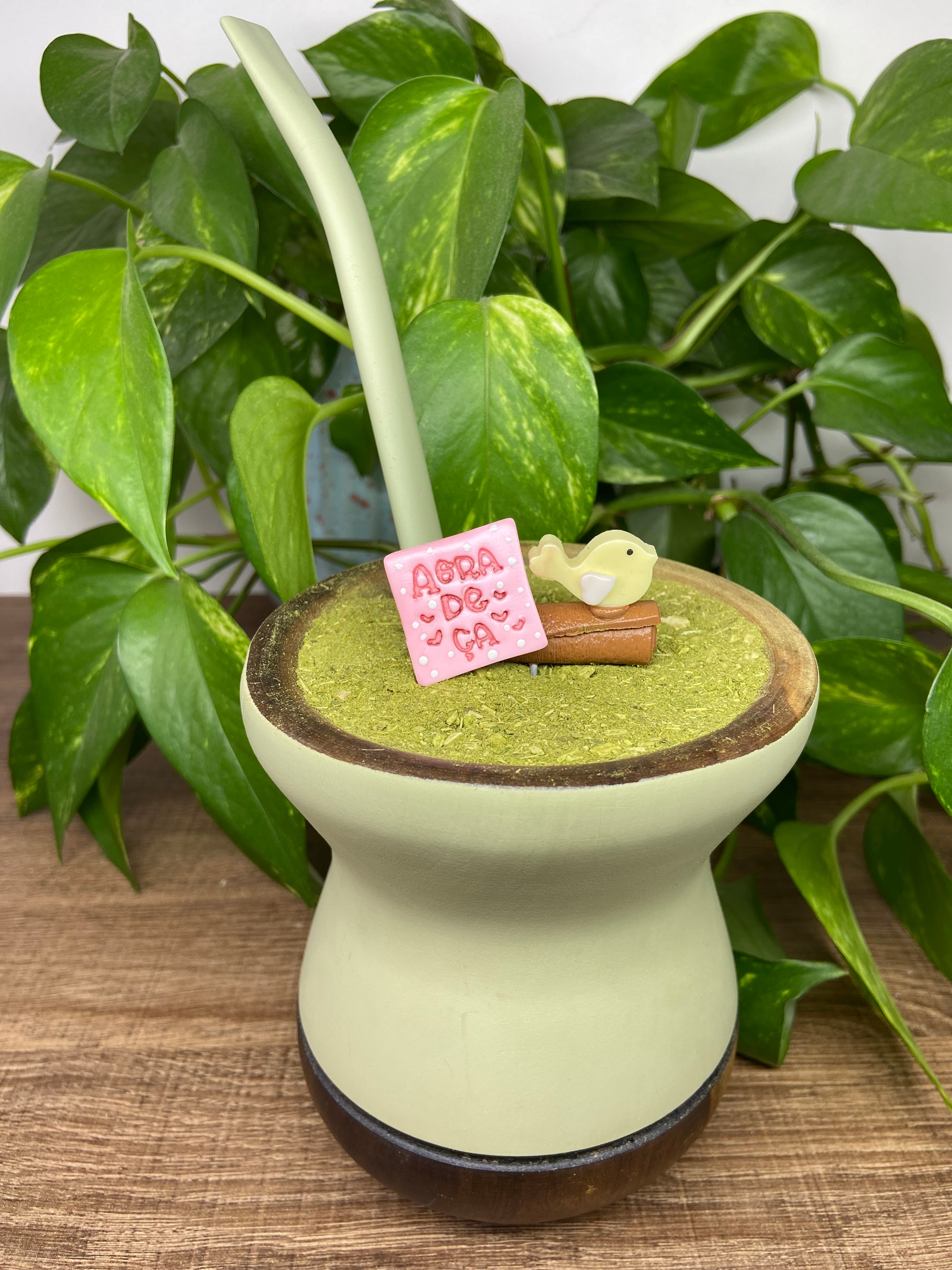 Agradeça| enfeite de chimarrão