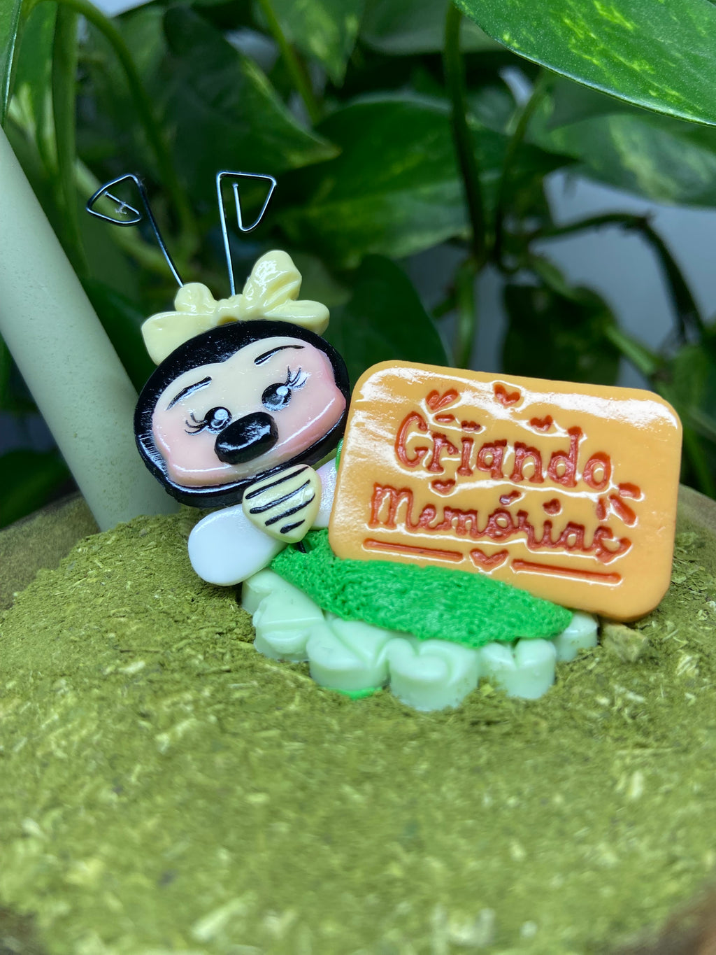 Criando memórias Abelha 2 | enfeite de chimarrão