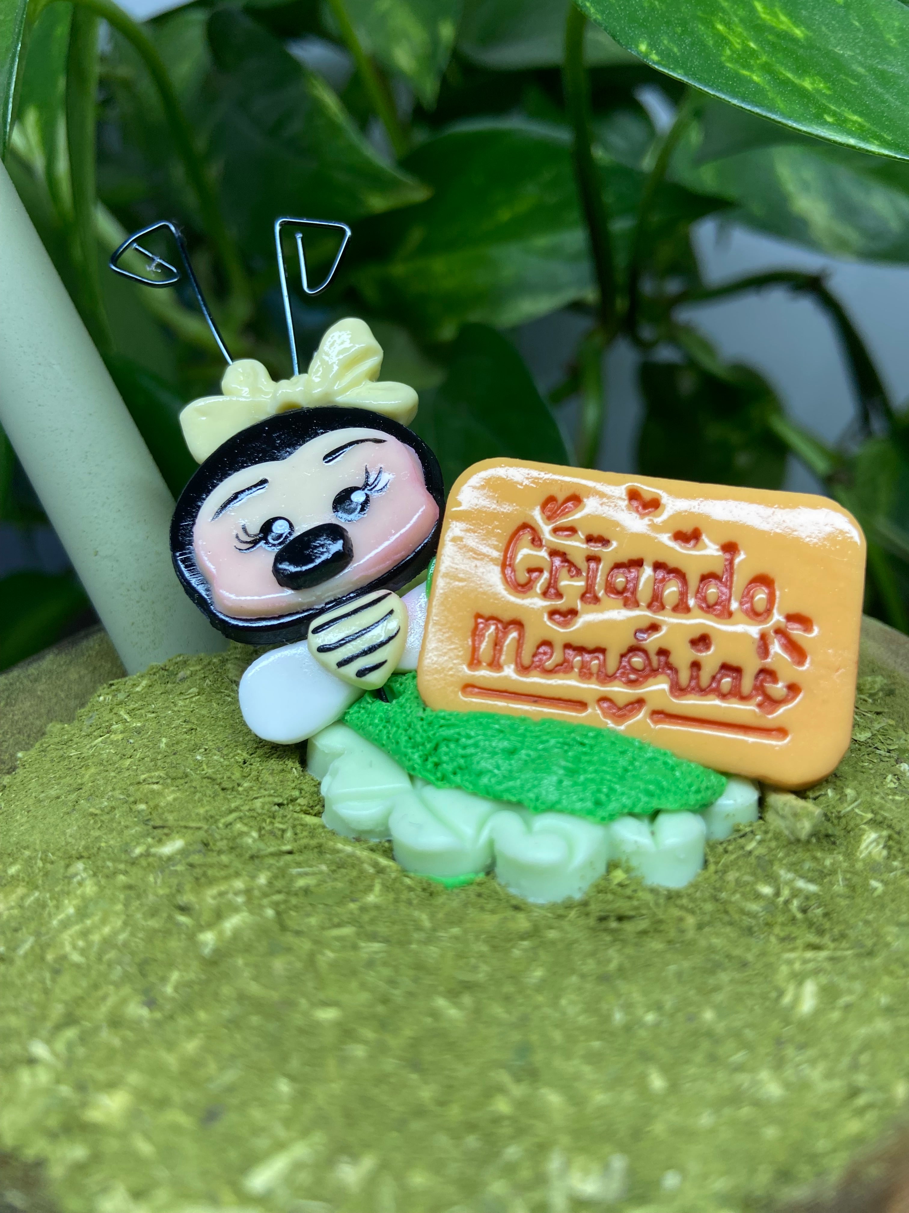 Criando memórias Abelha 2 | enfeite de chimarrão