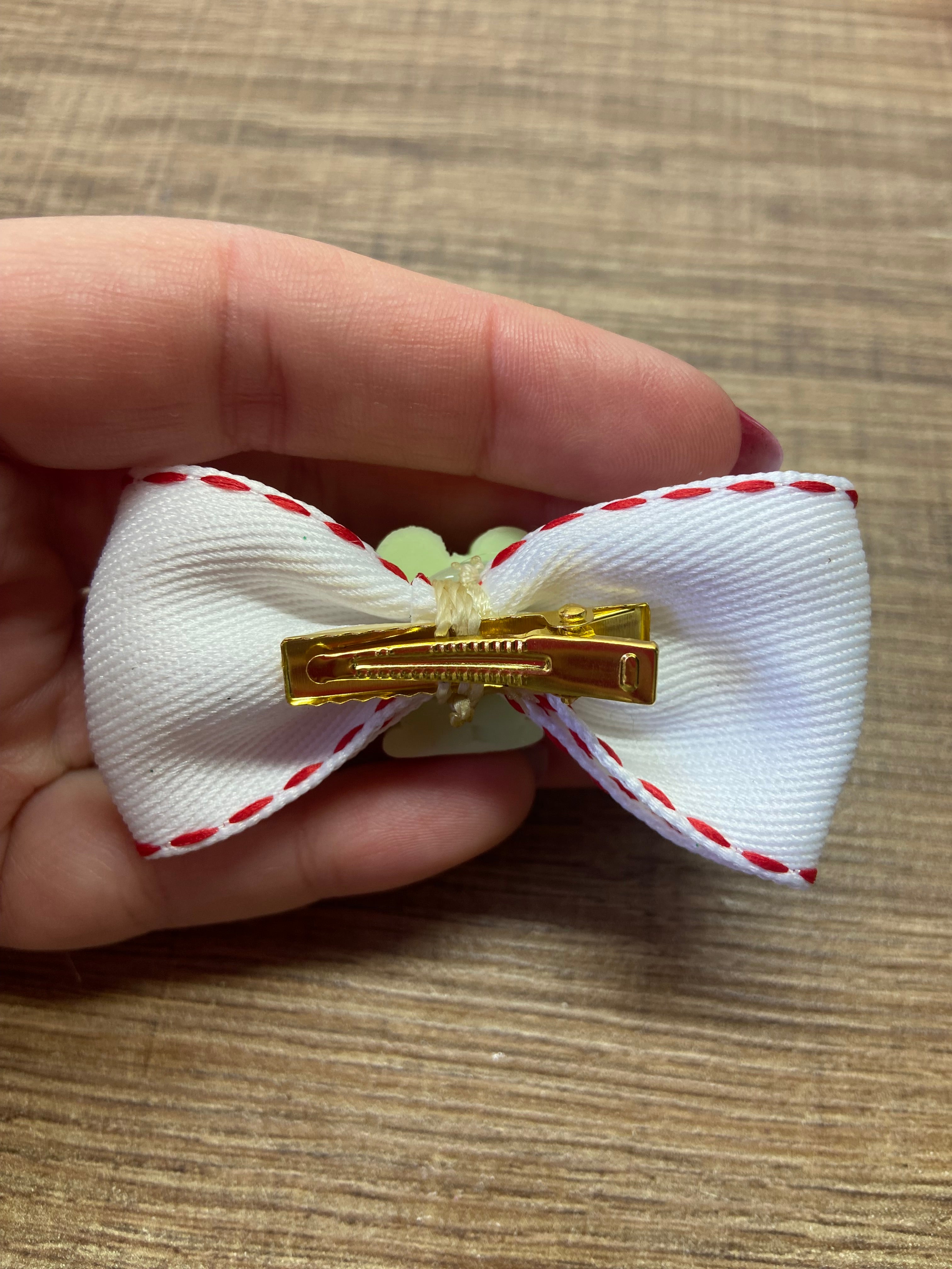 Laços de cabelo pequeno sapinho