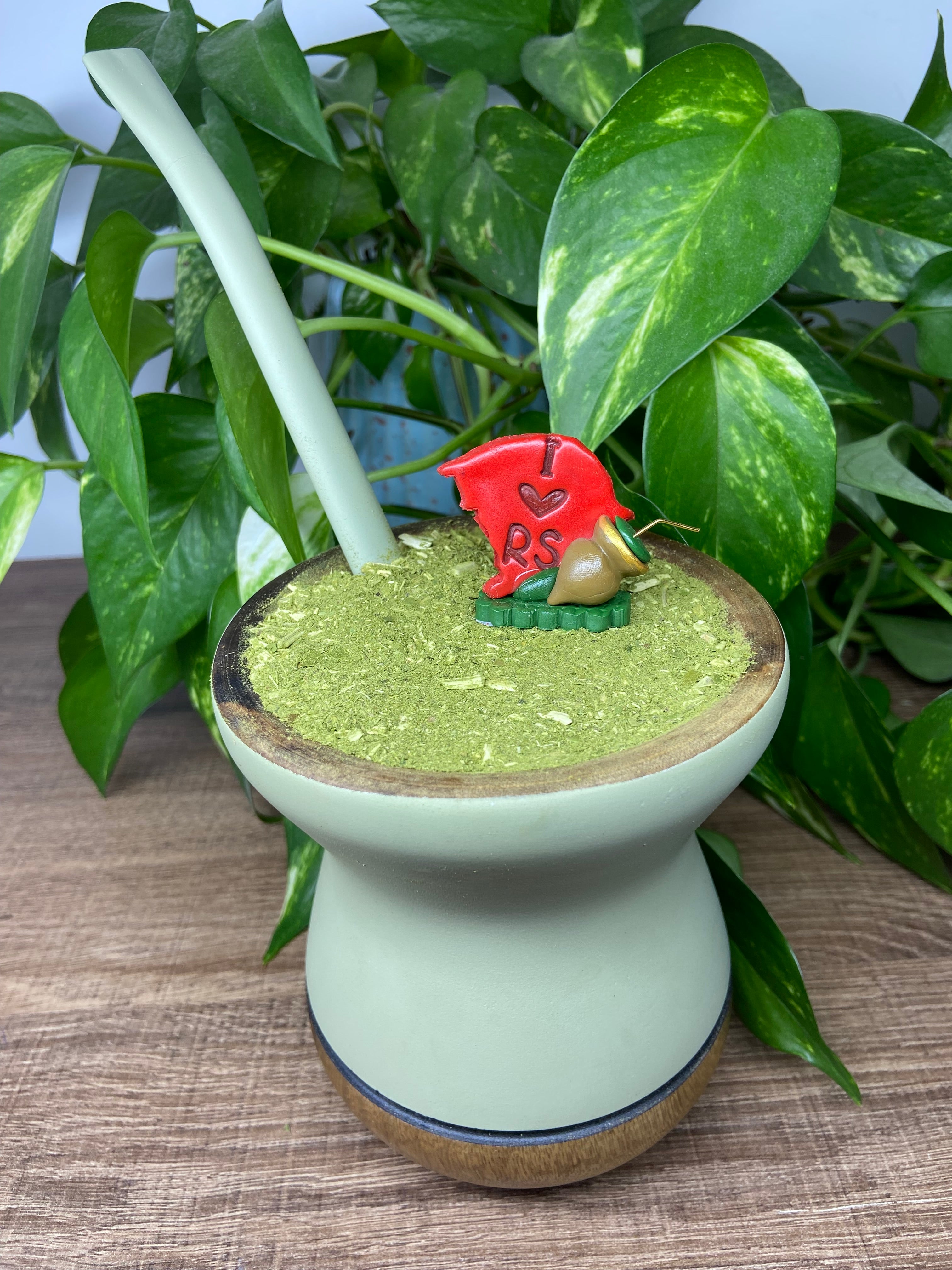 I love RS | enfeite de chimarrão