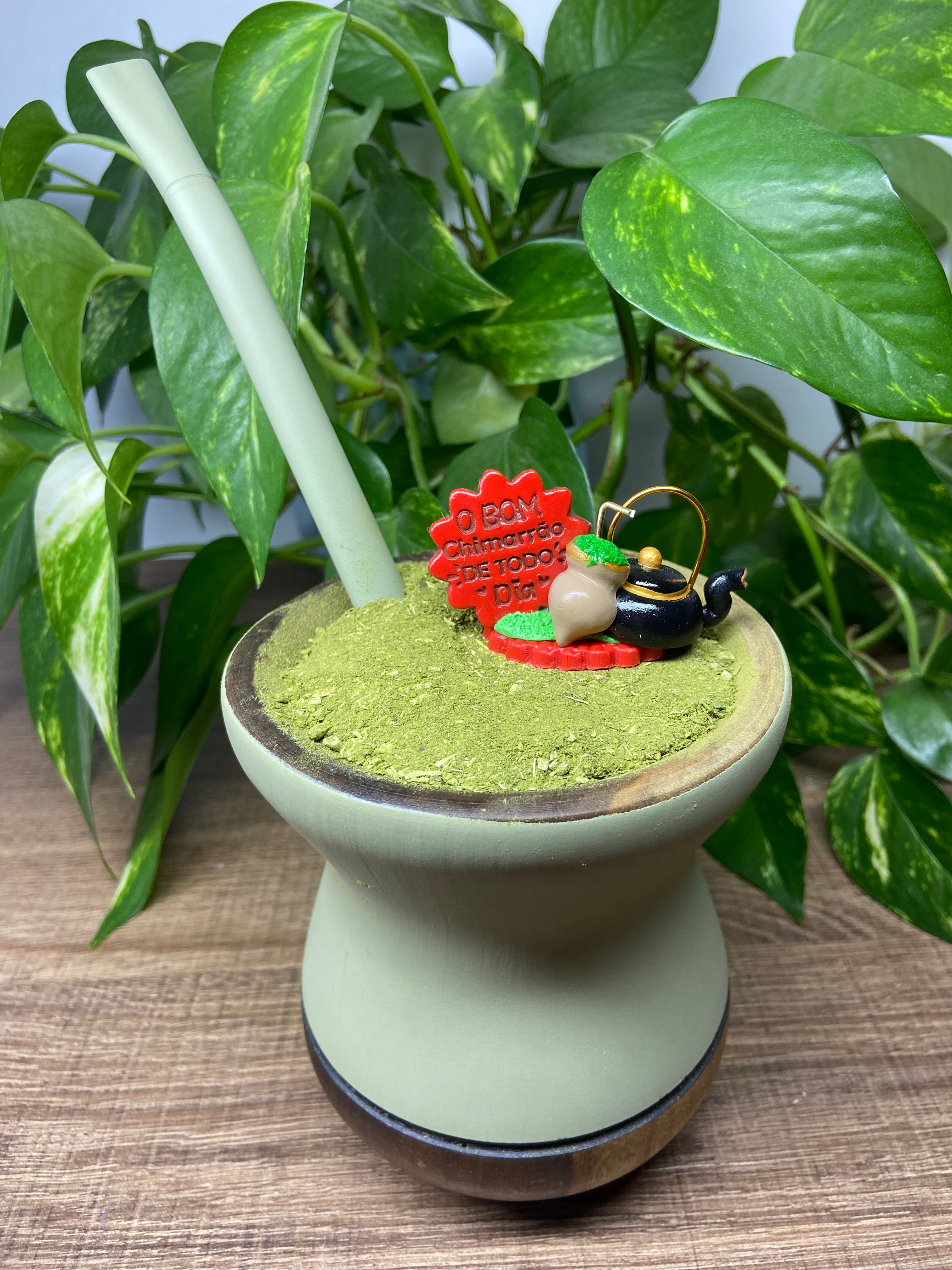 O bom chimarrão de todo dia| enfeite de chimarrão