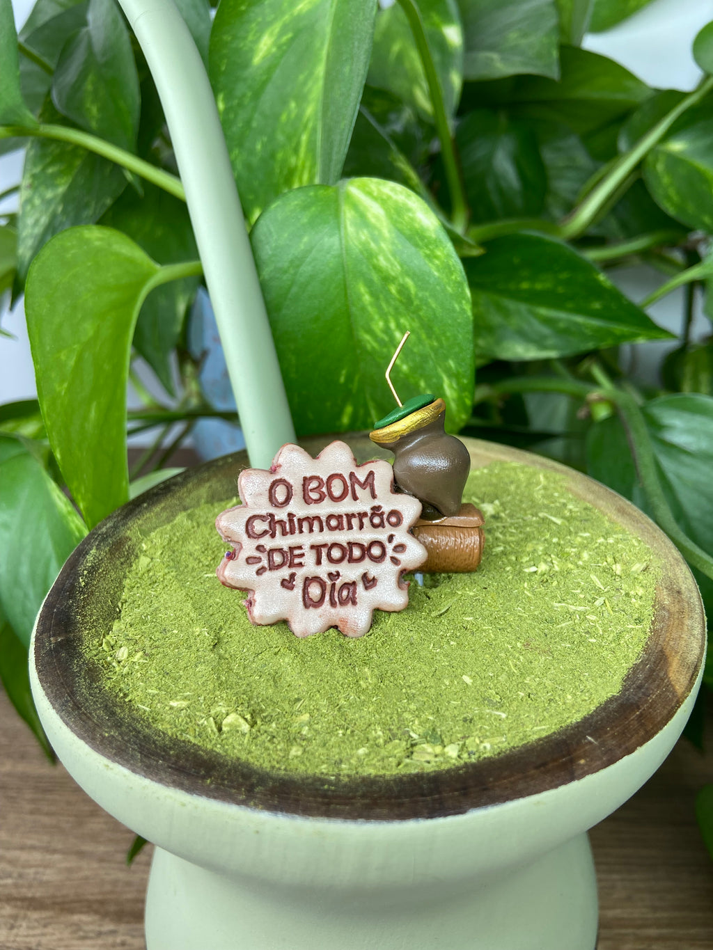 O bom chimarrão de todo dia| enfeite de chimarrão