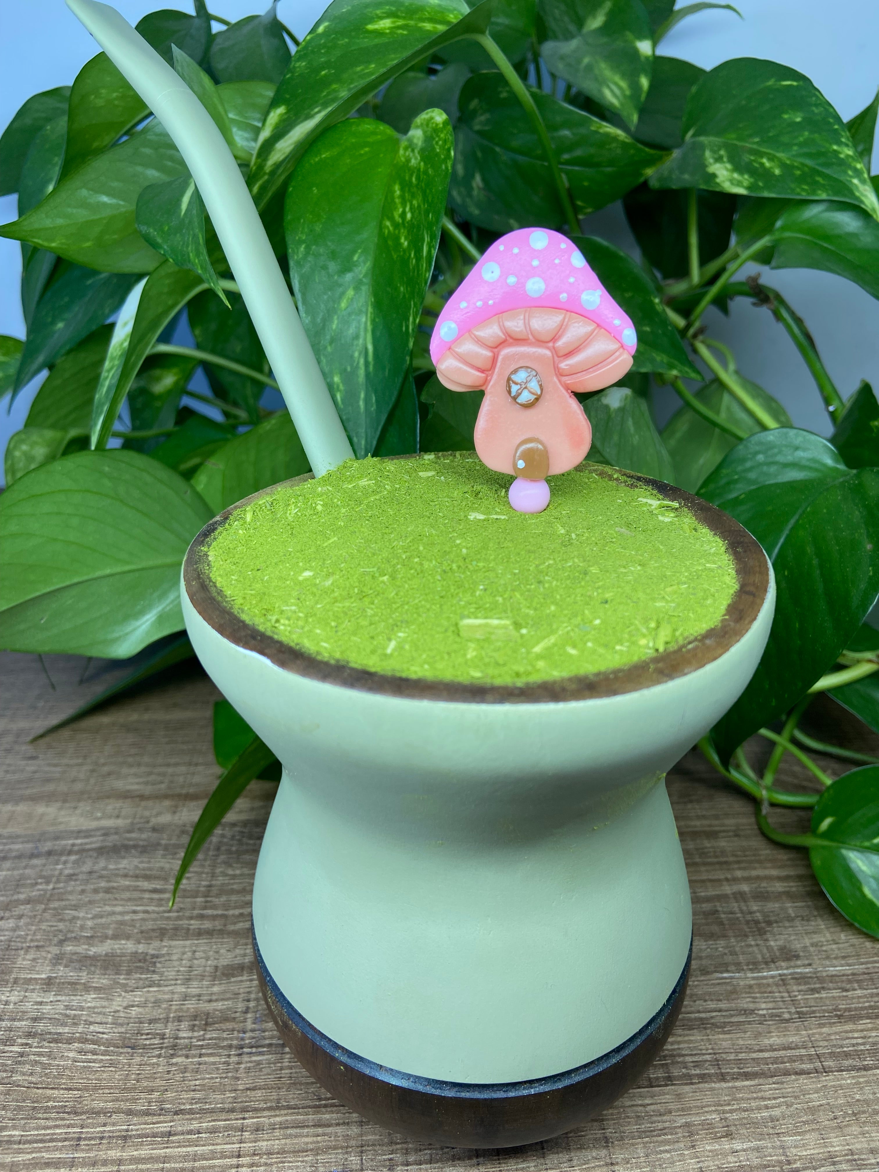 Casinha Cogumelo | enfeite de chimarrão