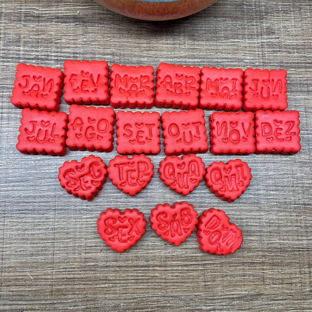 Troca troca meses e dias da semana