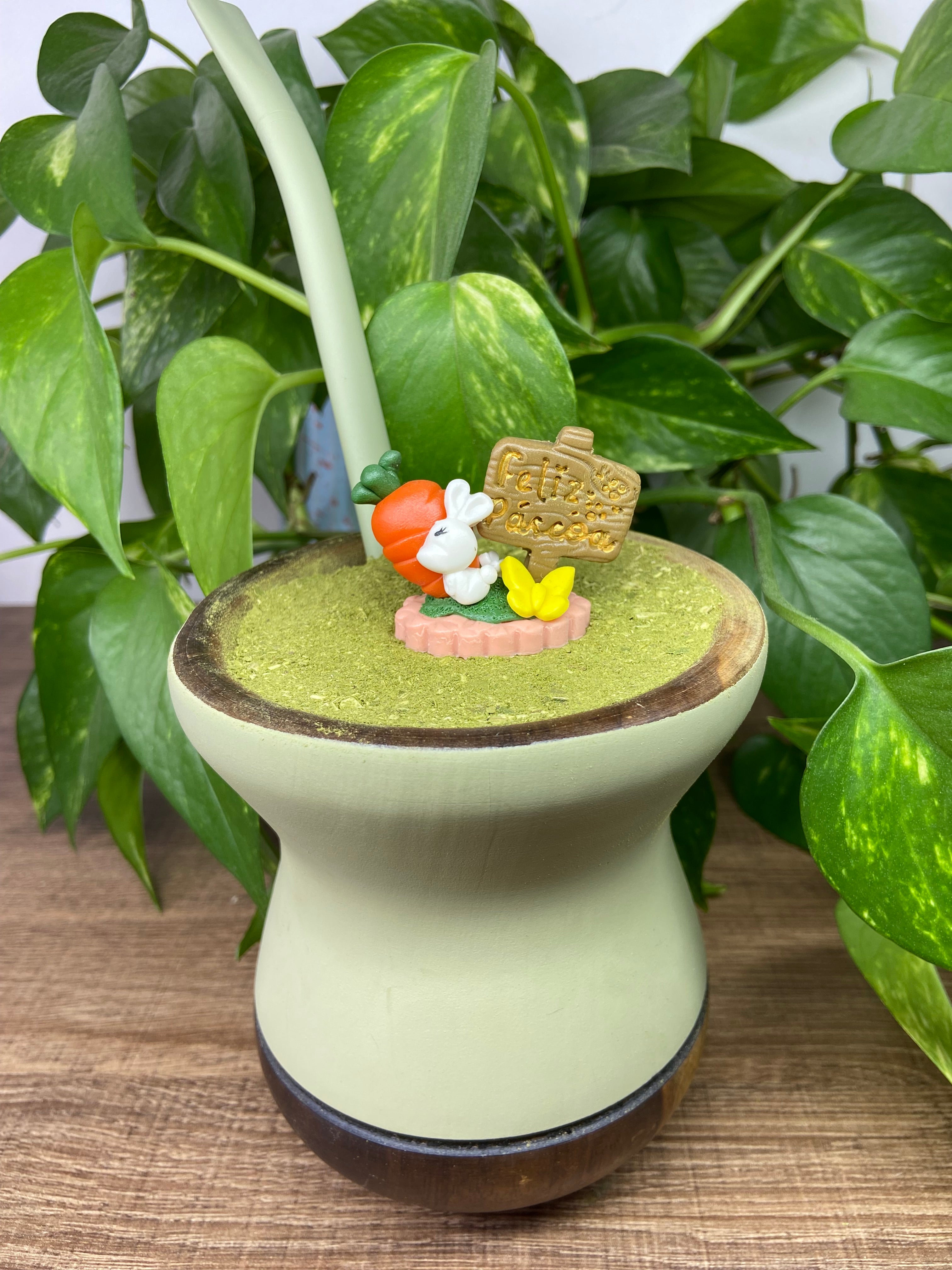 Páscoa plaquinha| enfeite de chimarrão