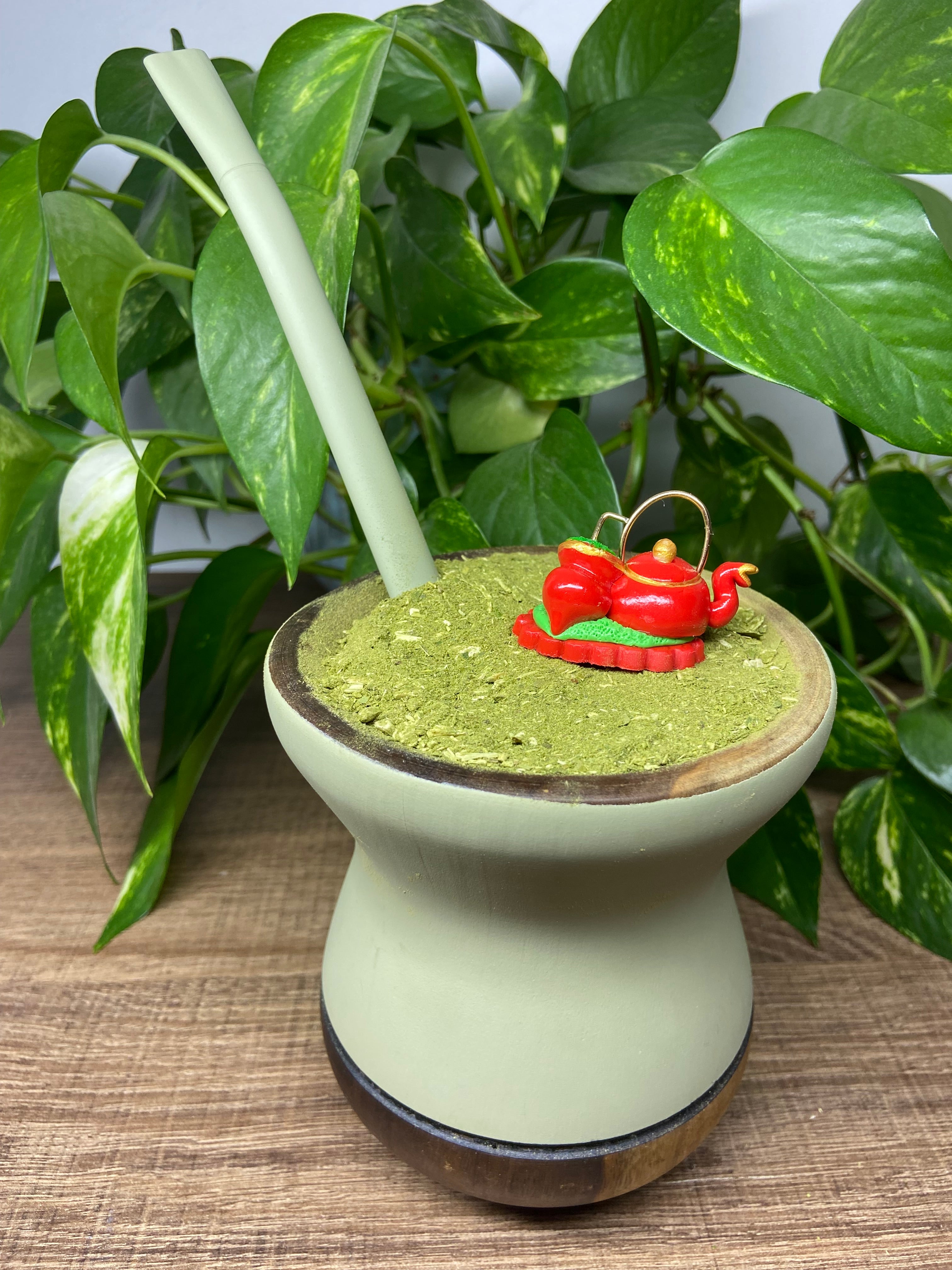 Chaleira e cuia| enfeite de chimarrão