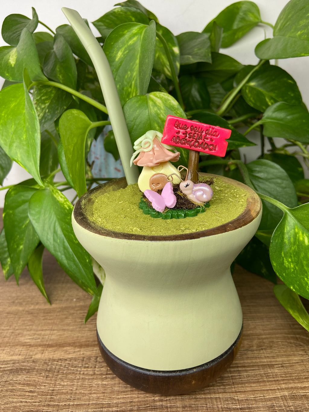 Que seu dia seja abençoado | enfeite de chimarrão