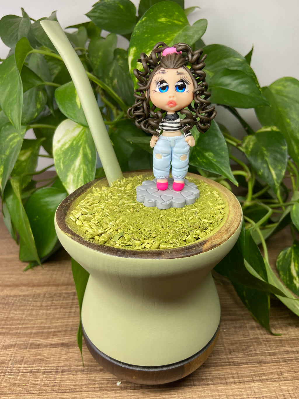 Boneca Amanda  | enfeite de chimarrão