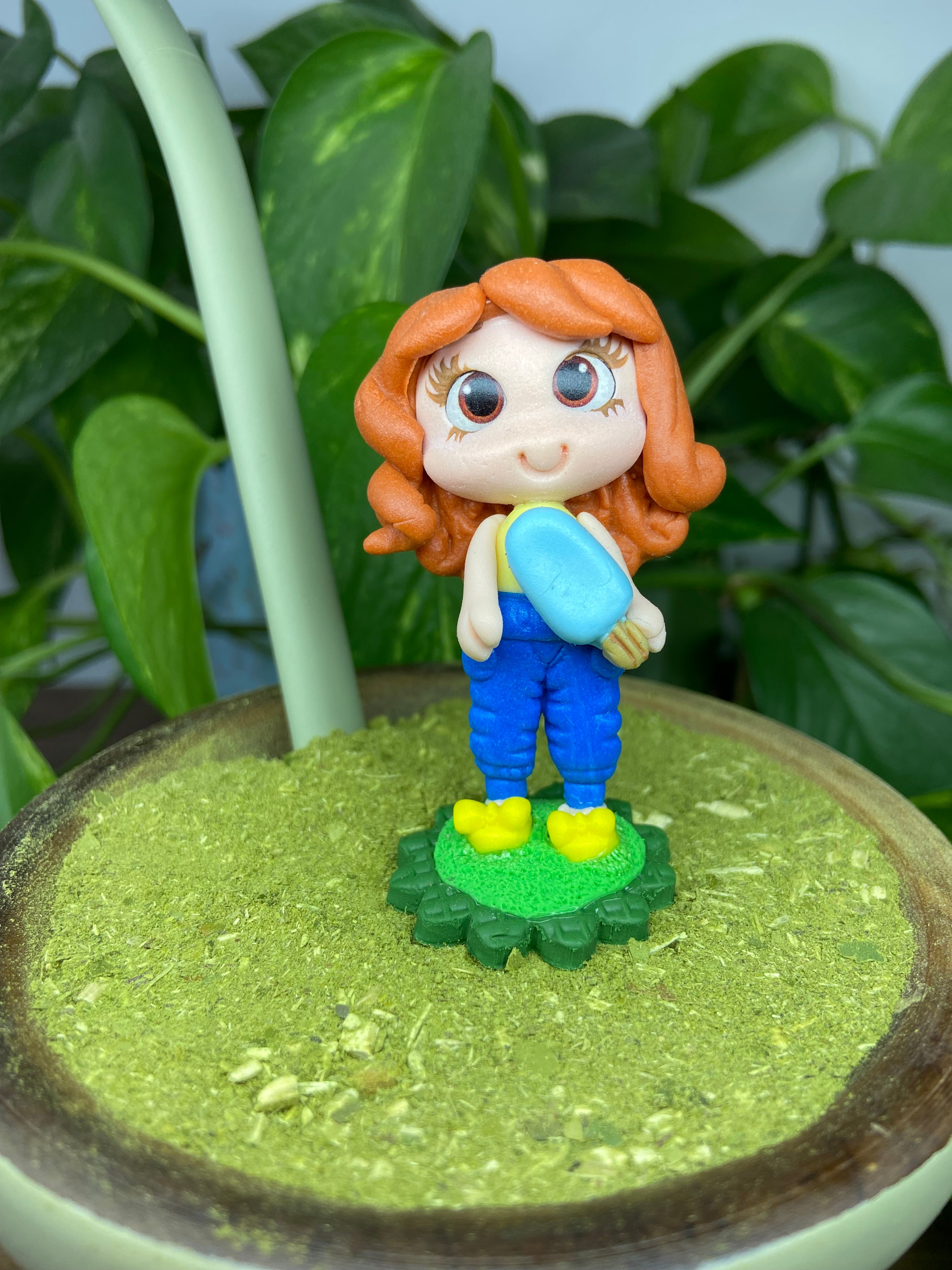 Boneca Sorvete | enfeite de chimarrão