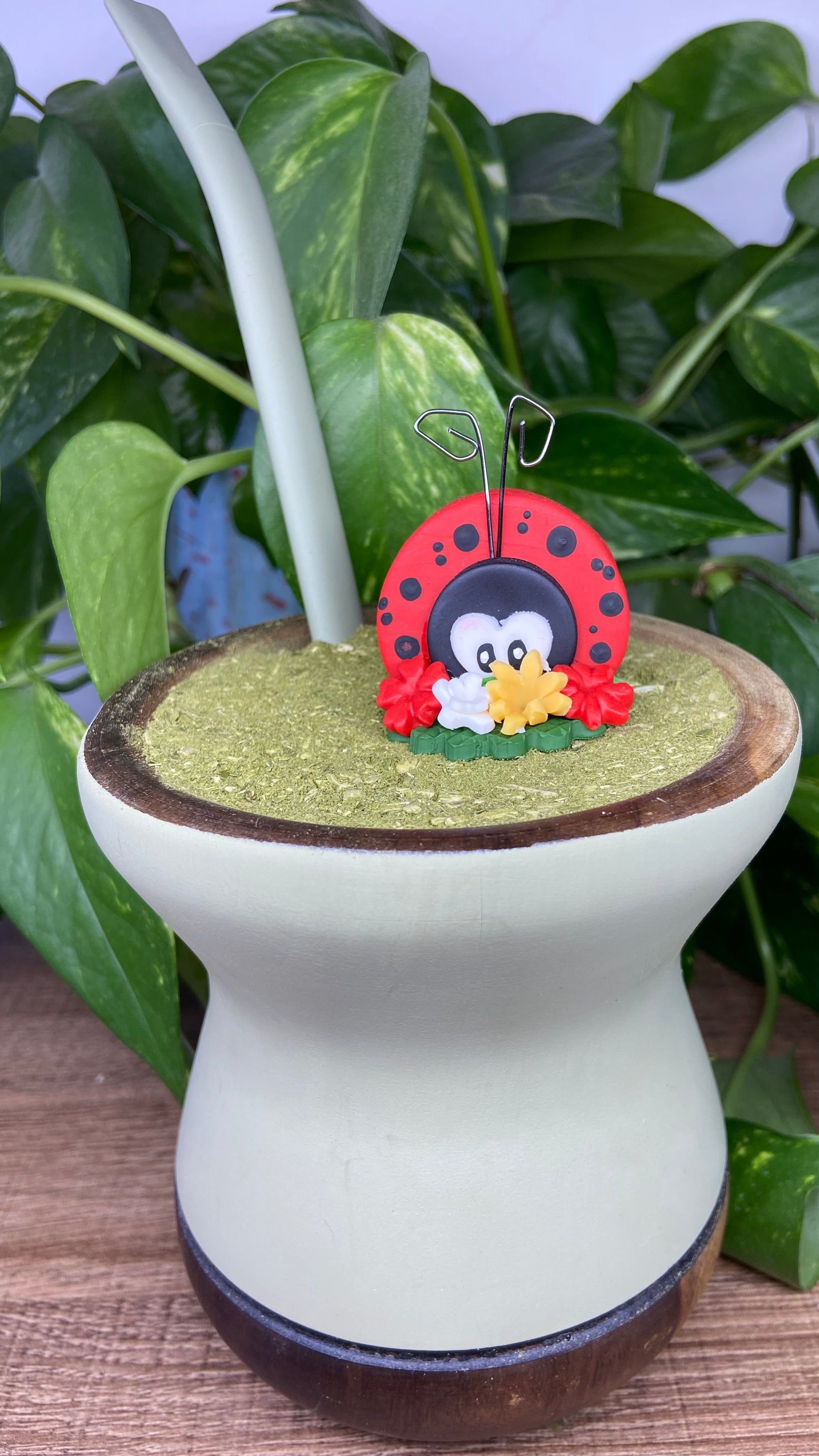 Maria Joana Grande | enfeite de chimarrão