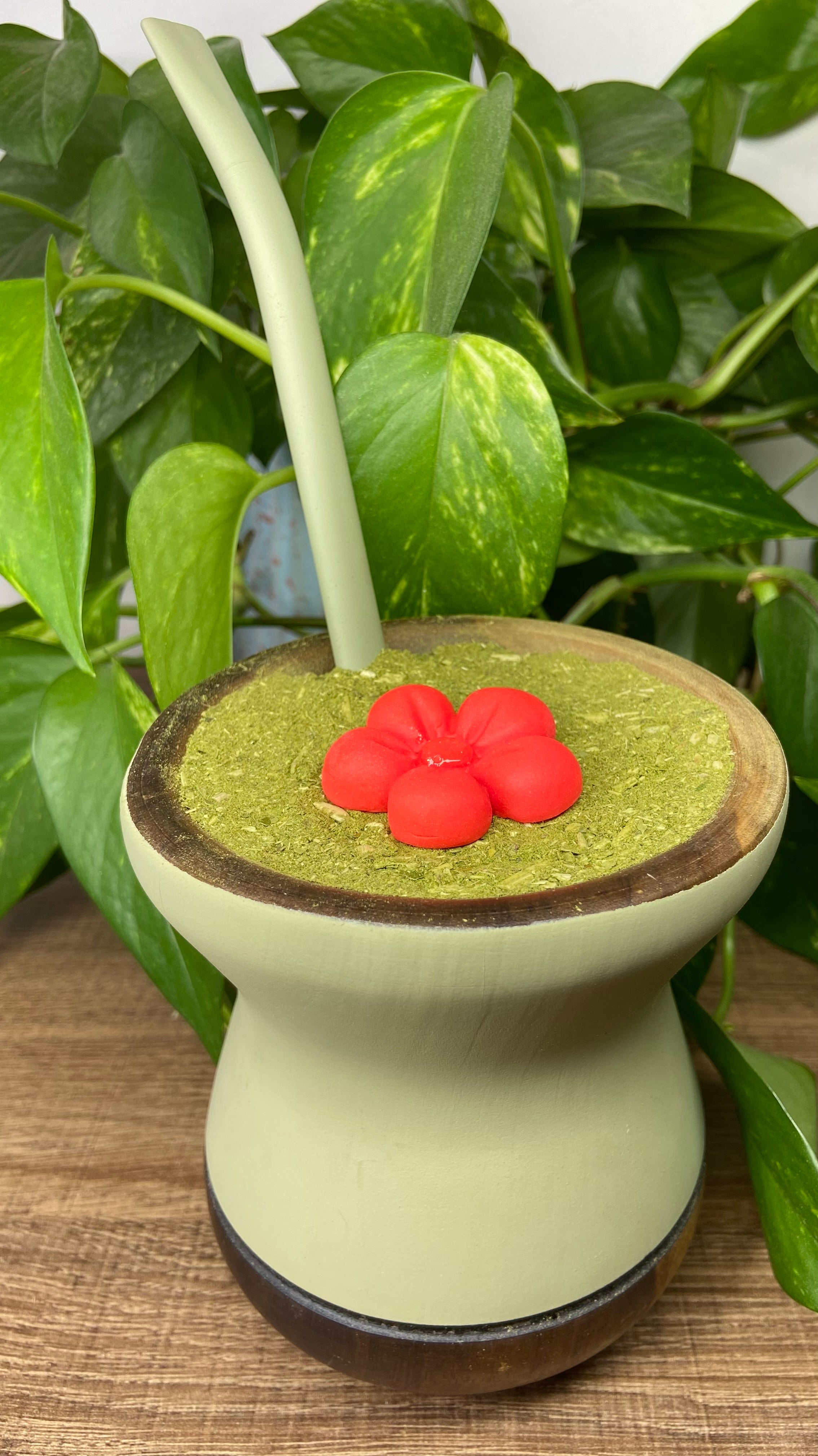 Flor Média| enfeite de chimarrão