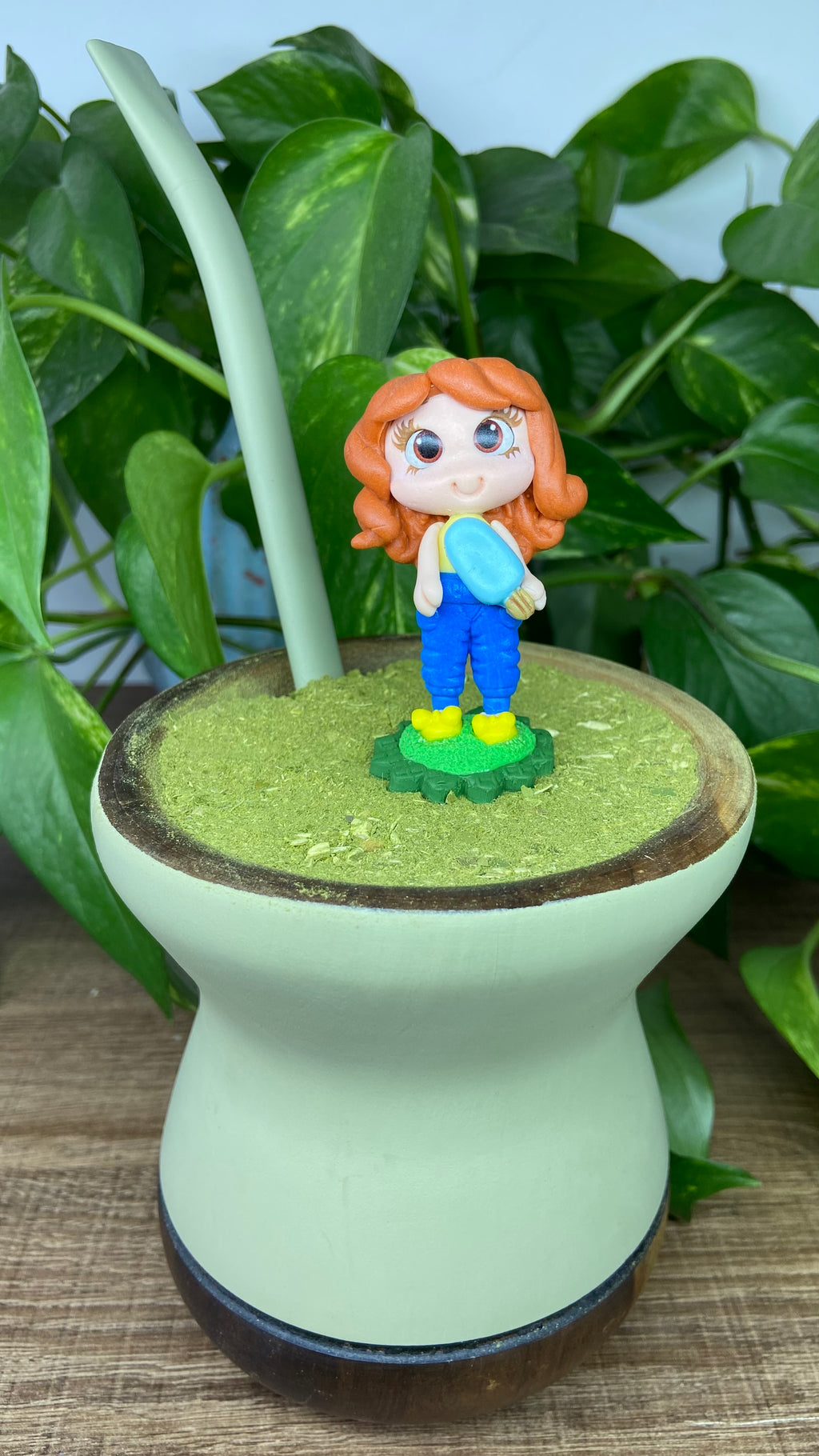 Boneca Sorvete | enfeite de chimarrão