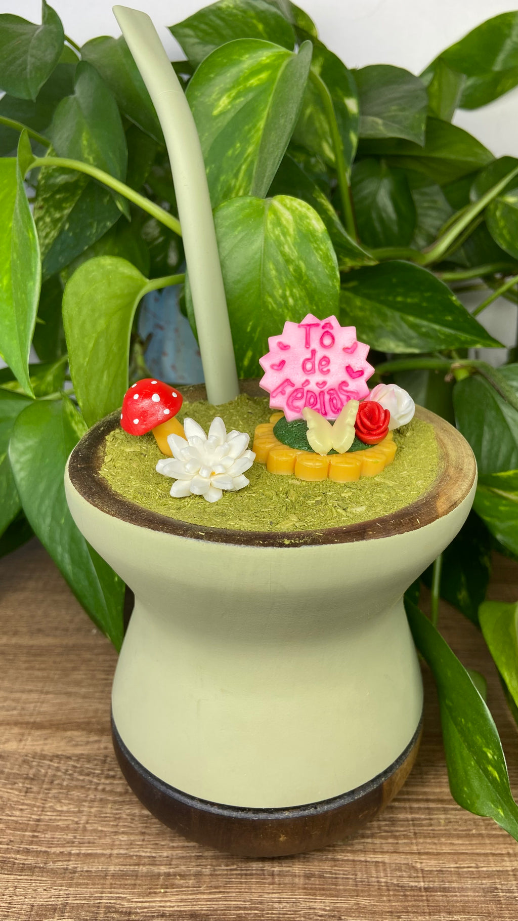 Kit Tô de férias | enfeite de chimarrão