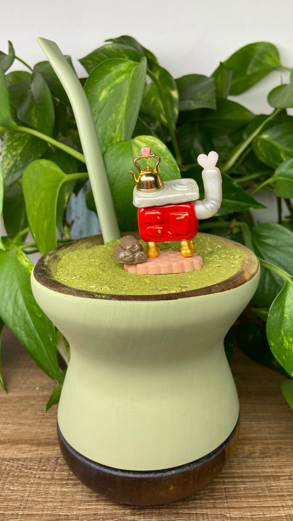 Fogão  a lenha | enfeite de chimarrão