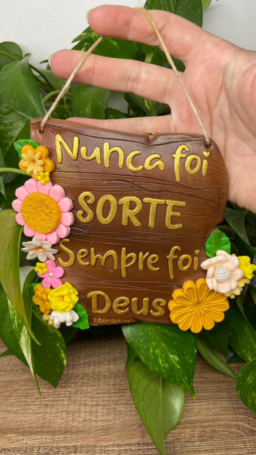 Placa decorativa
