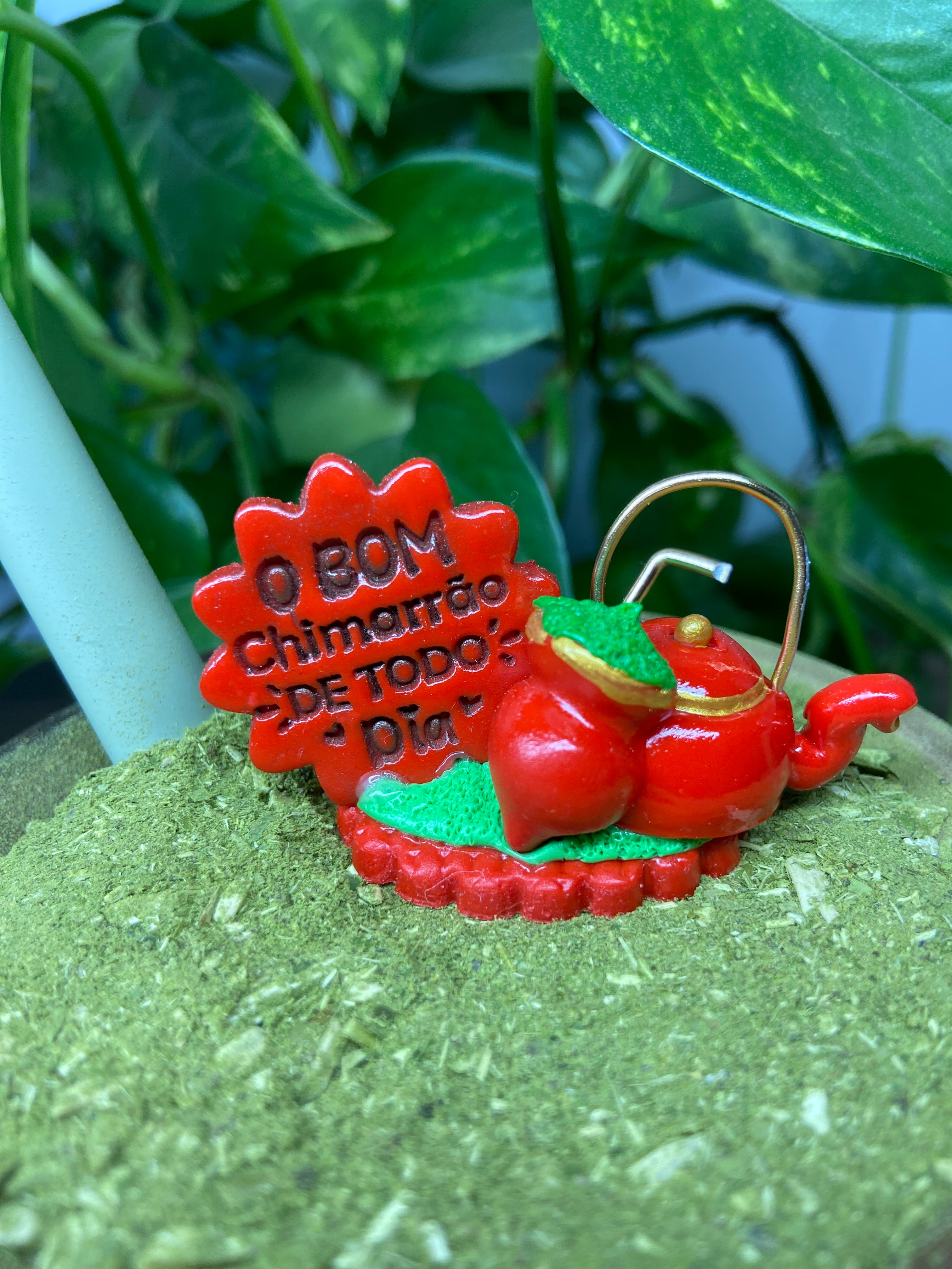 O bom chimarrão de todo dia| enfeite de chimarrão