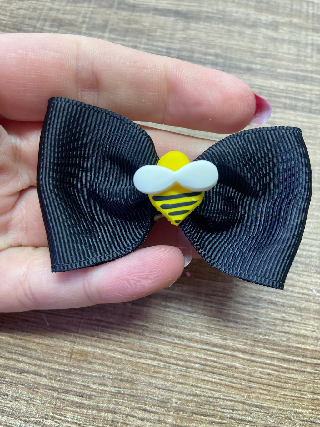 Laços de cabelo pequeno Abelhinha p