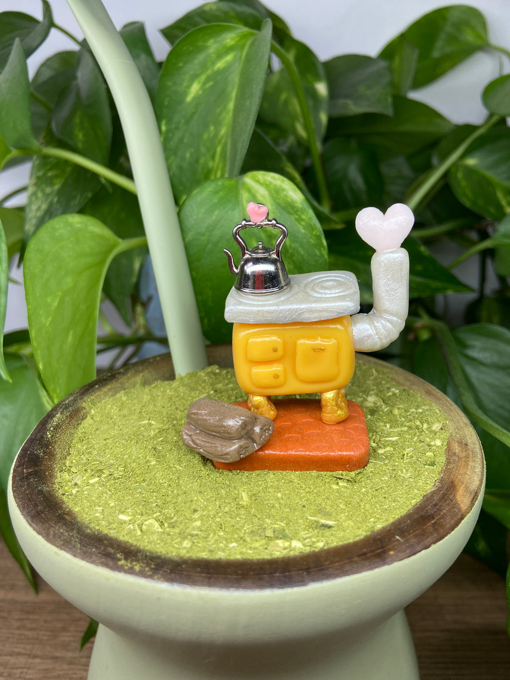 Fogão  a lenha | enfeite de chimarrão