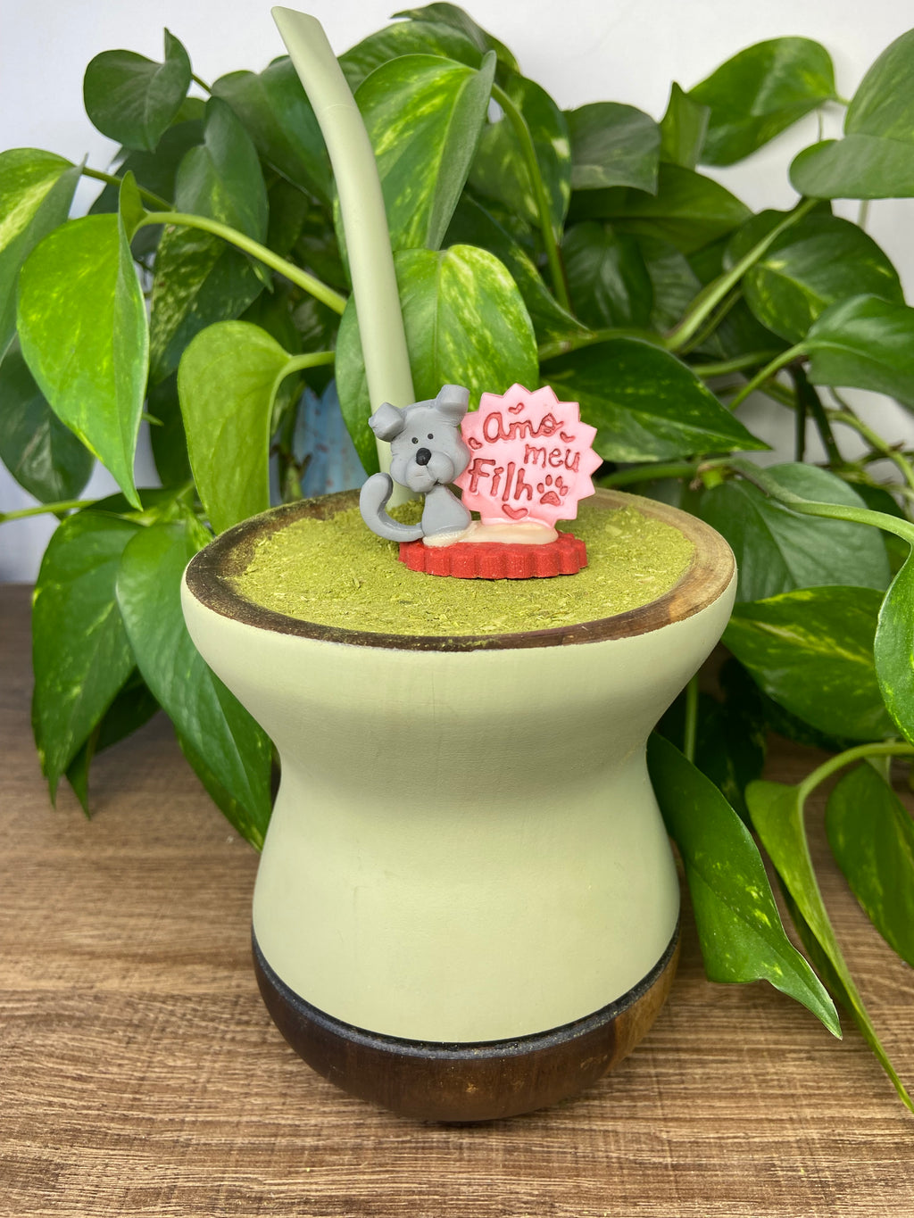 Amo meu filho | enfeite de chimarrão