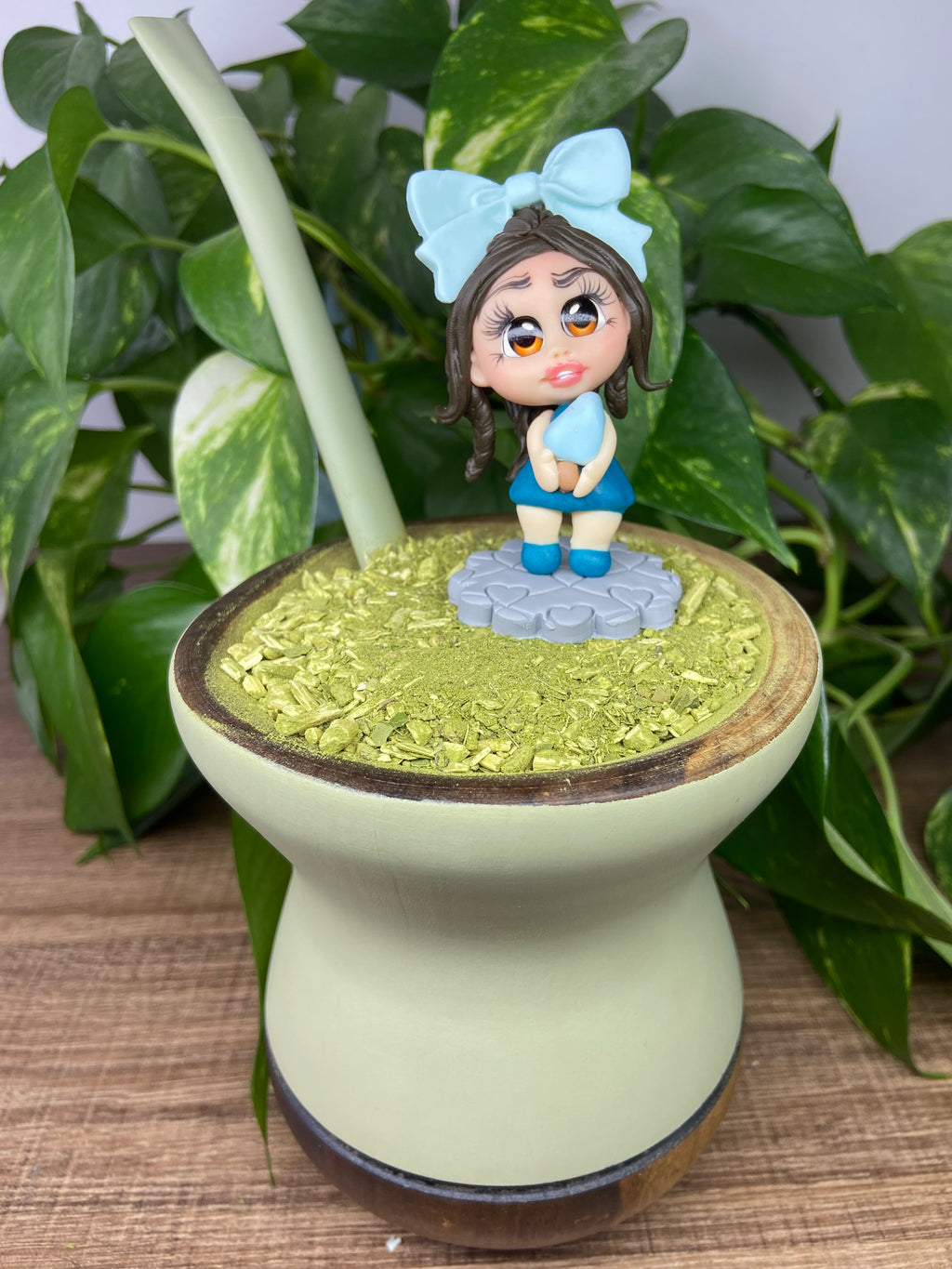 Boneca Liz | enfeite de chimarrão