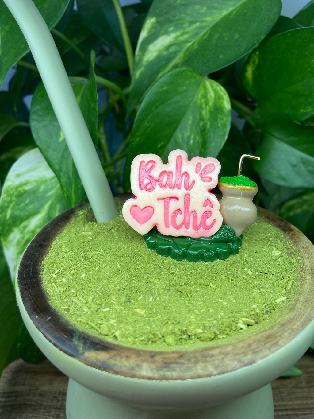 Bah Tchê | enfeite de chimarrão