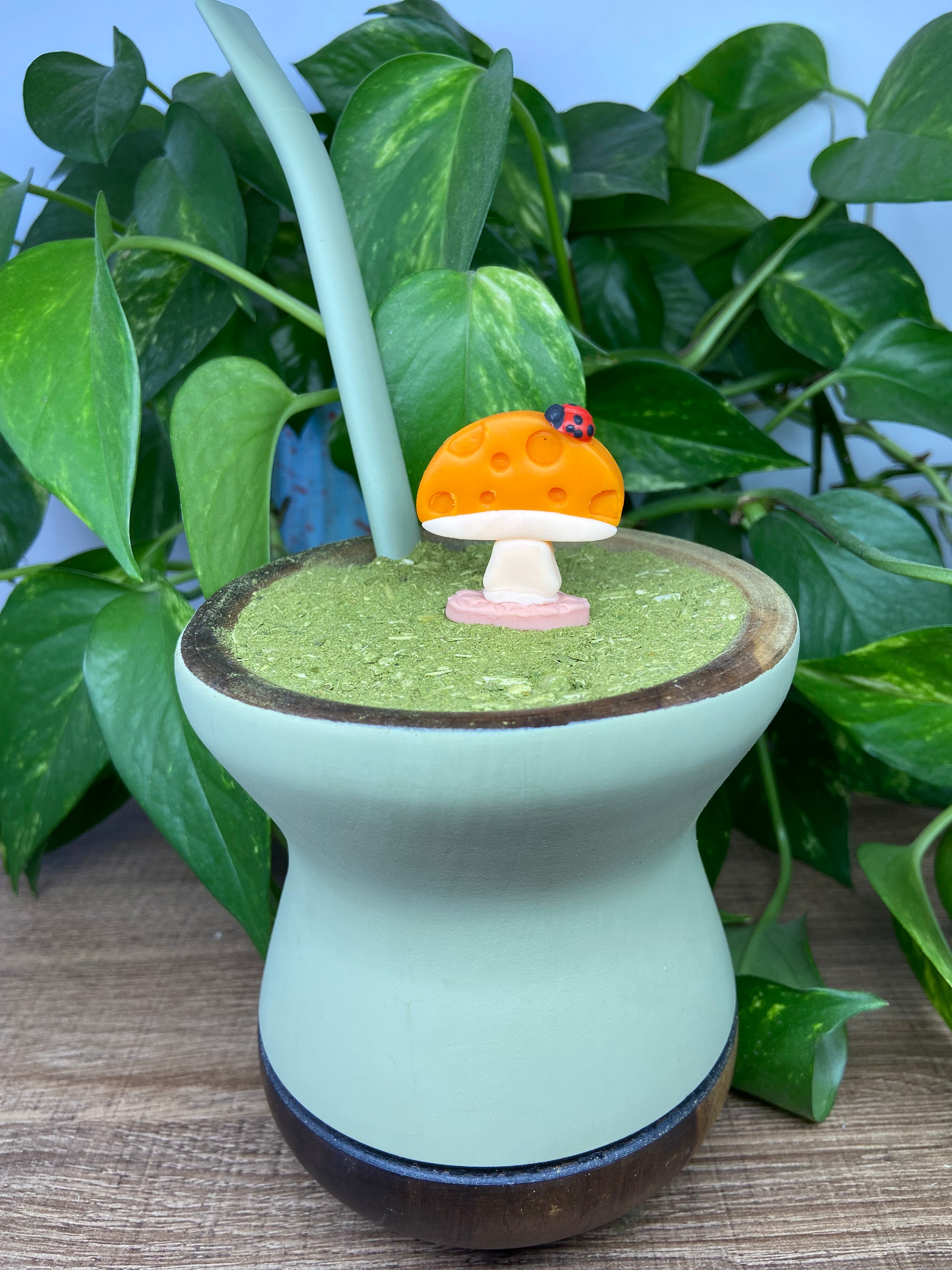 Cogumelo redondinho| enfeite de chimarrão