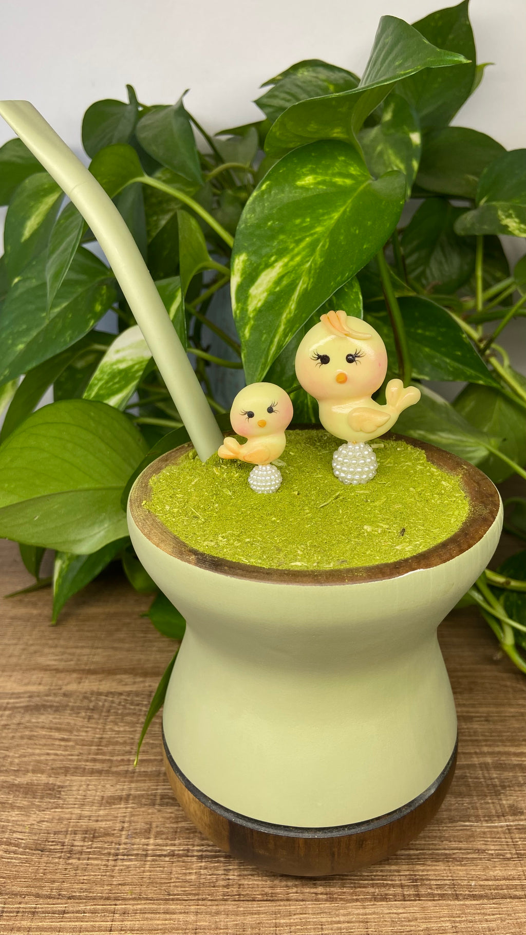 Passarinhos duo| enfeite de chimarrão