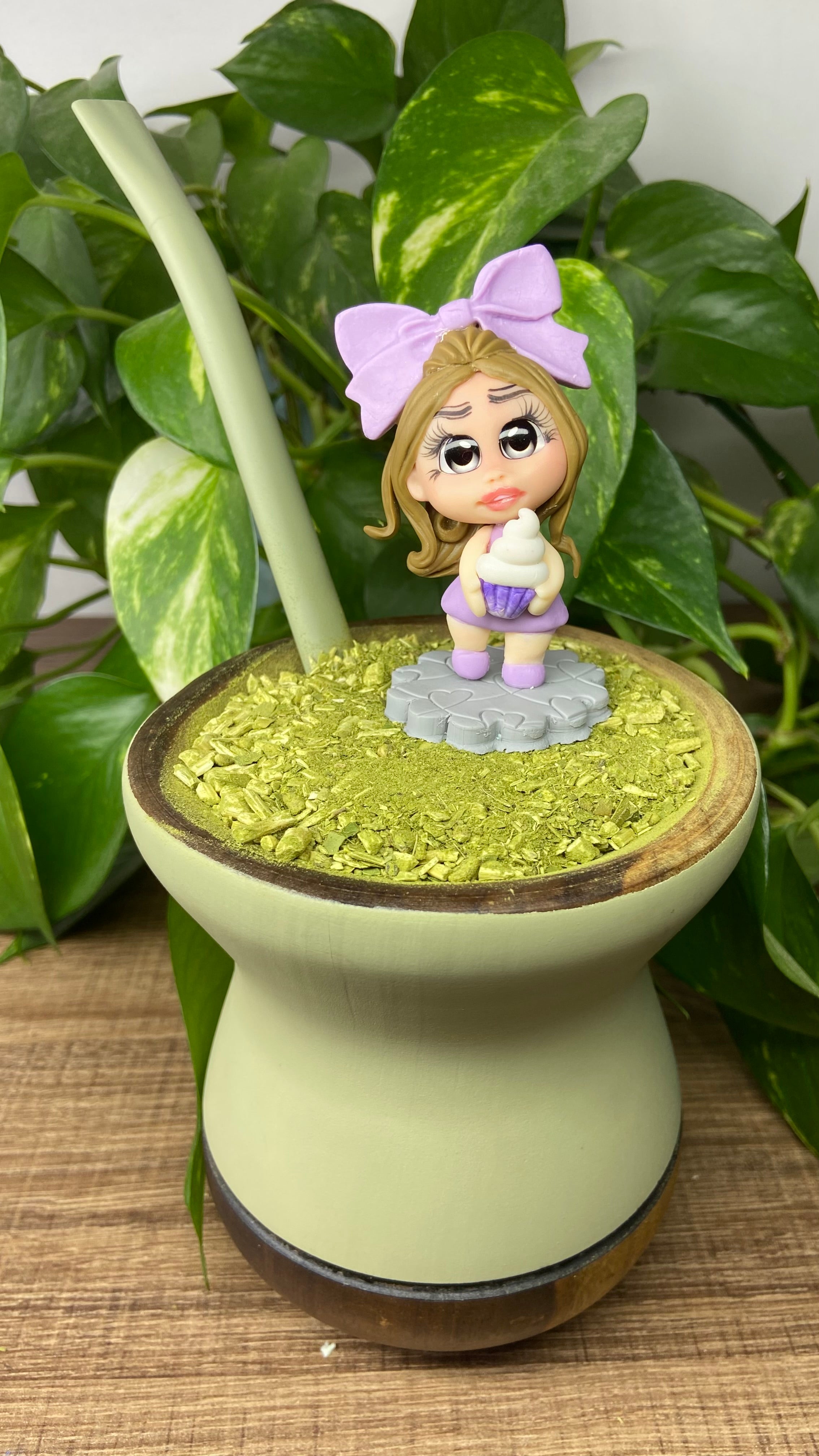 Boneca Alice| enfeite de chimarrão