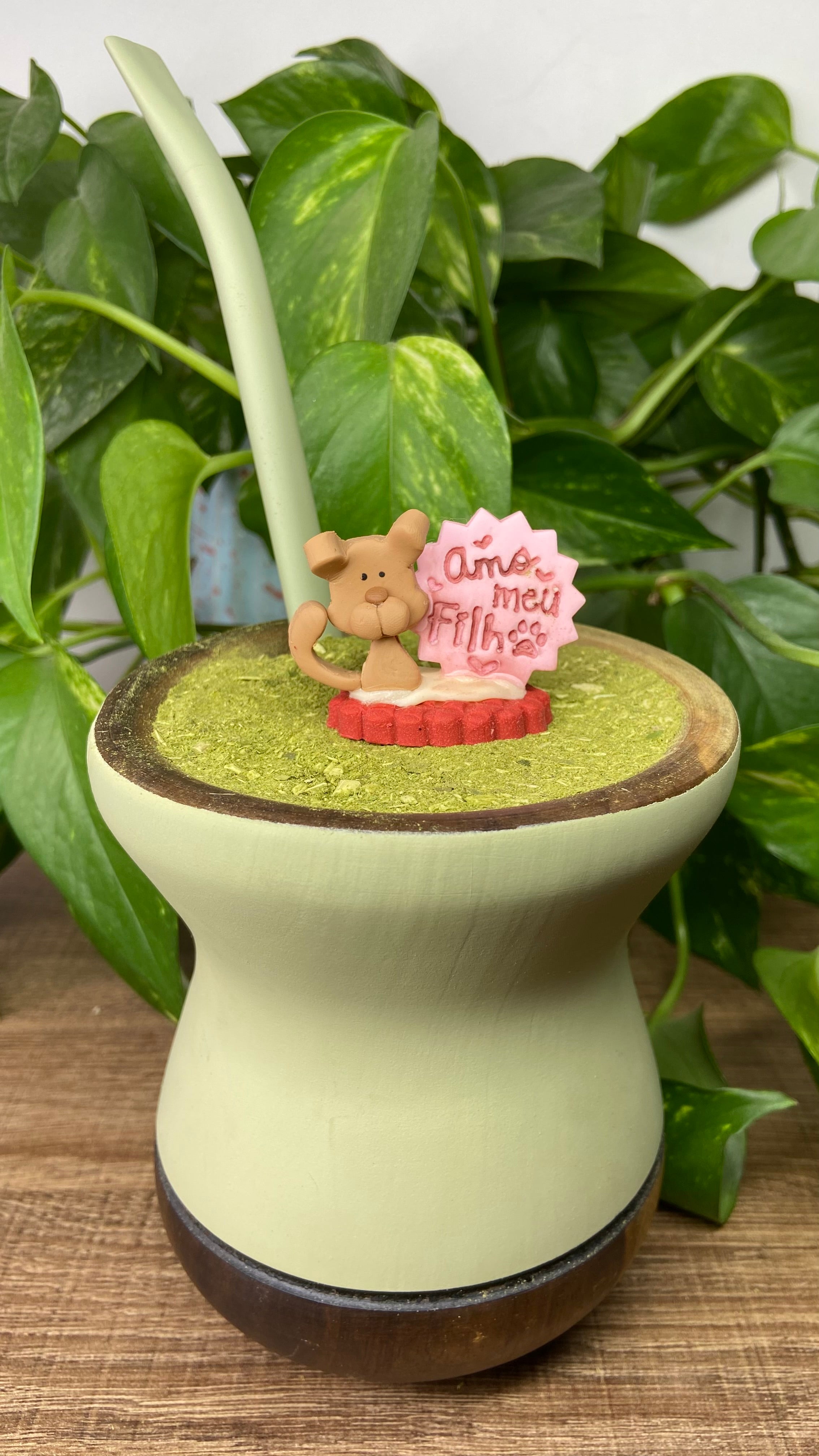 Amo meu filho | enfeite de chimarrão