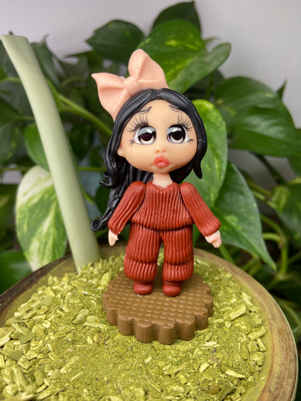 Boneca Laura| enfeite de chimarrão