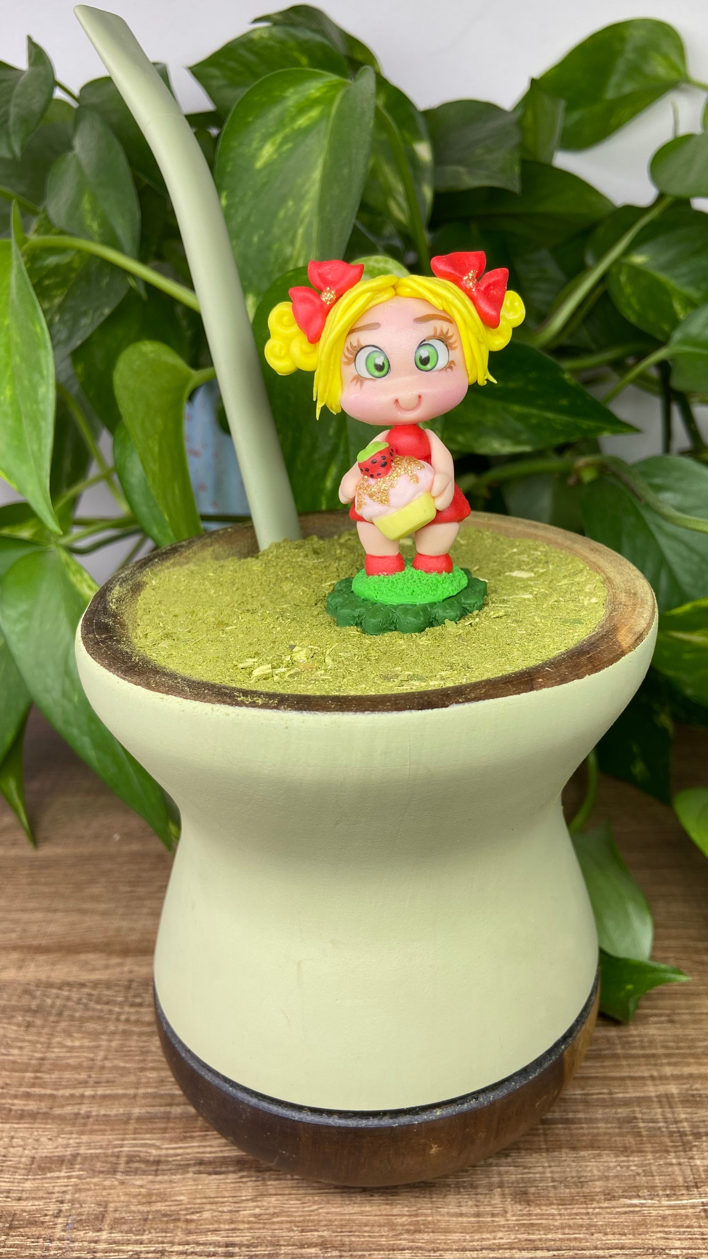 Boneca Cupcake | enfeite de chimarrão