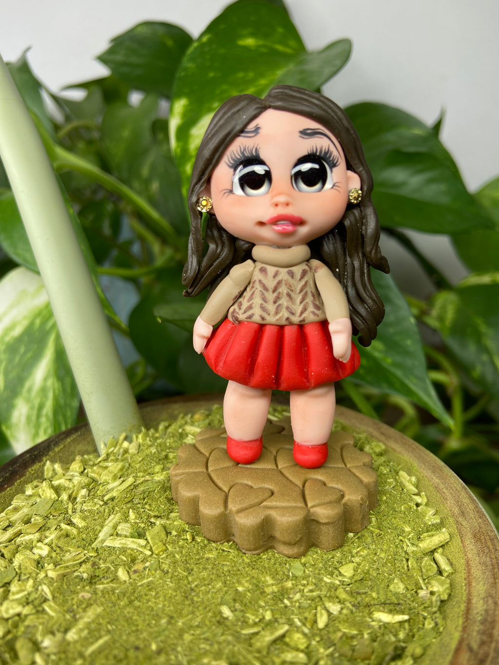 Boneca Heloísa  | enfeite de chimarrão